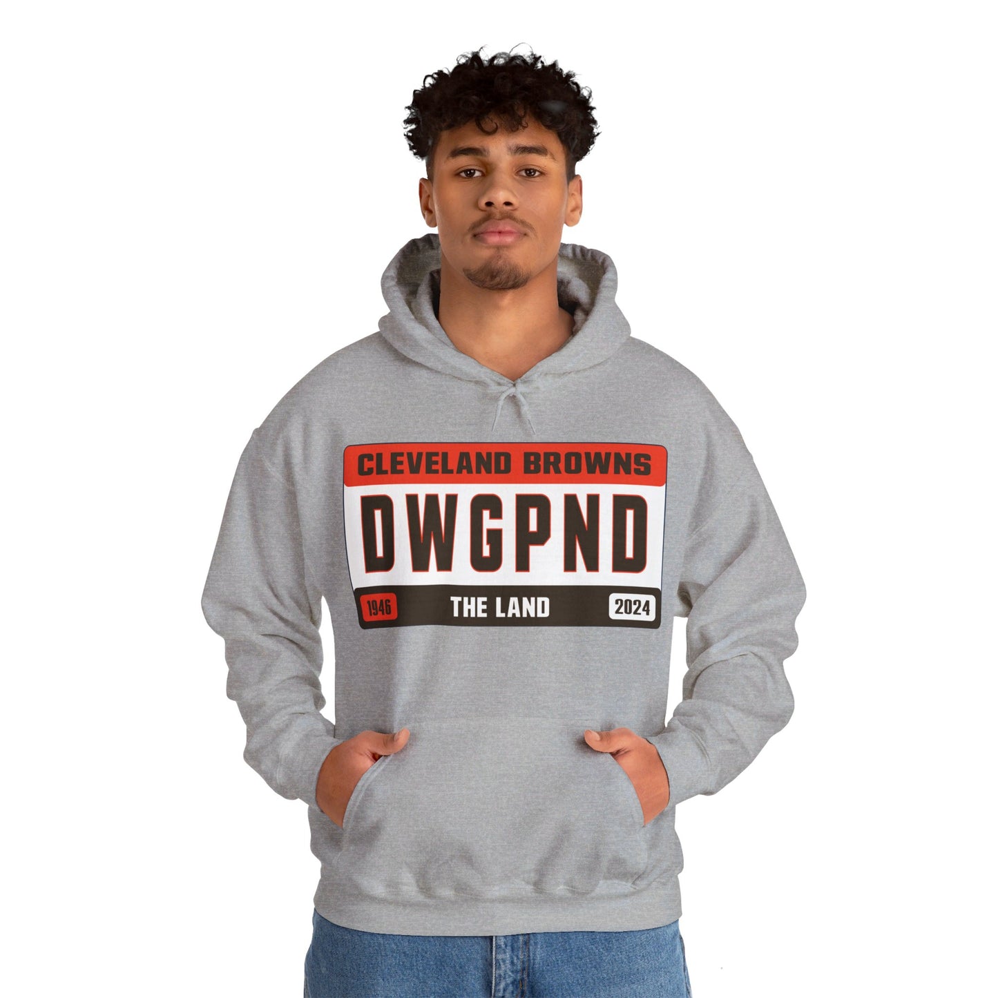 Cleveland Browns License Plate Hoodie