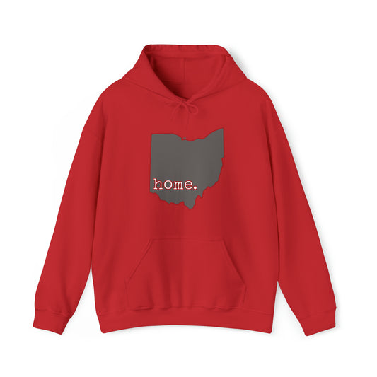 Ohio Home - Scarlet and Gray Hooded Sweatshirt