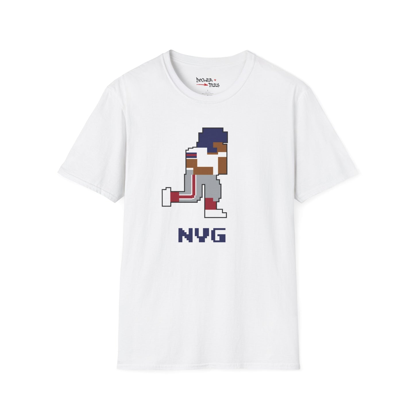 8-Bit Retro New York Giants Unisex Softstyle T-Shirt