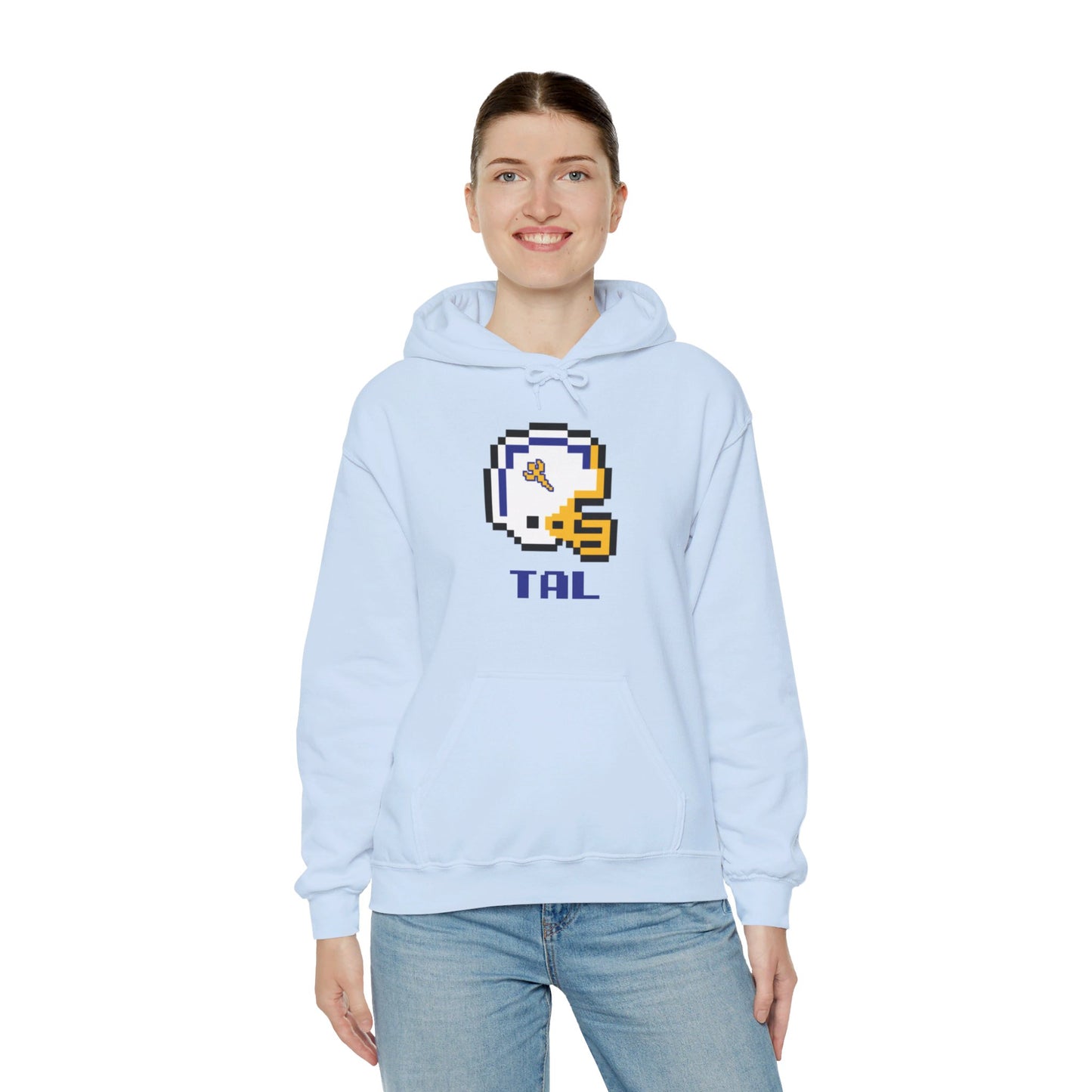 8-Bit Retro Tallmadge Helmet  Unisex Heavy Blend Hoodie