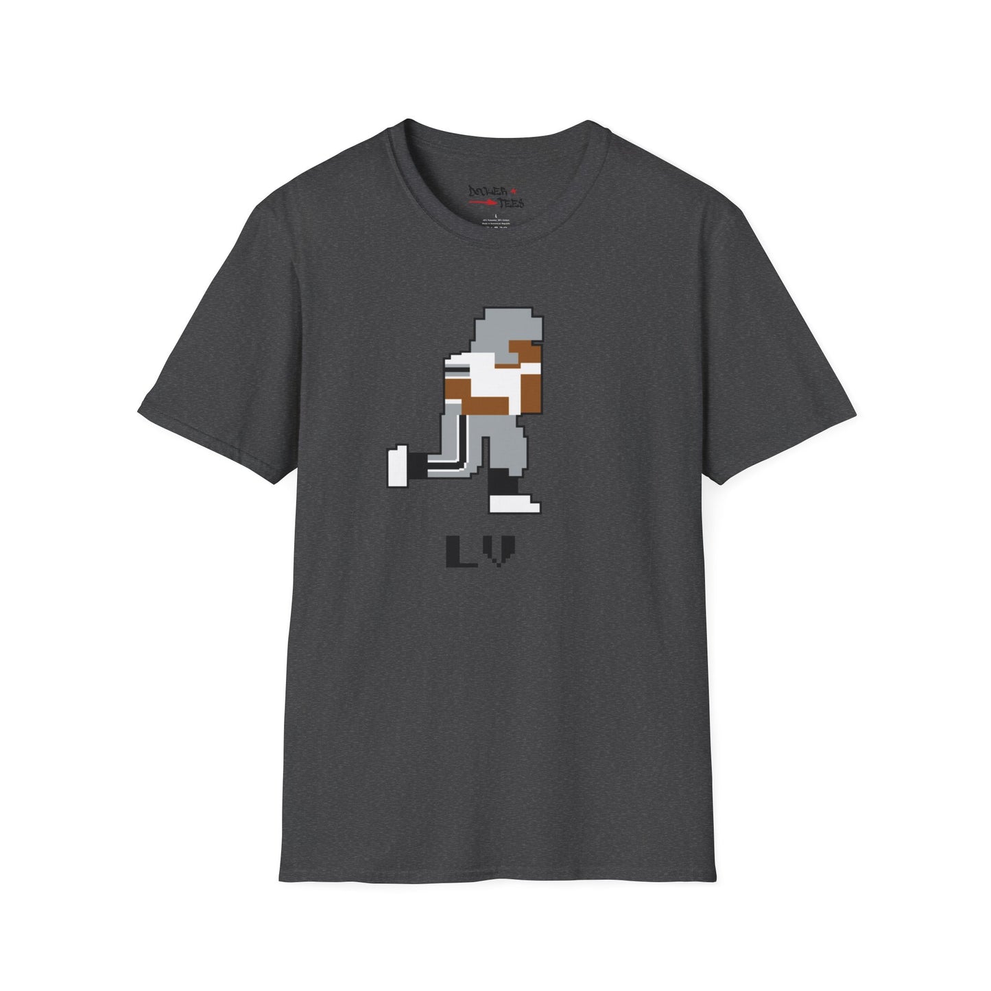 8-Bit Retro Las Vegas Raiders Unisex Softstyle T-Shirt