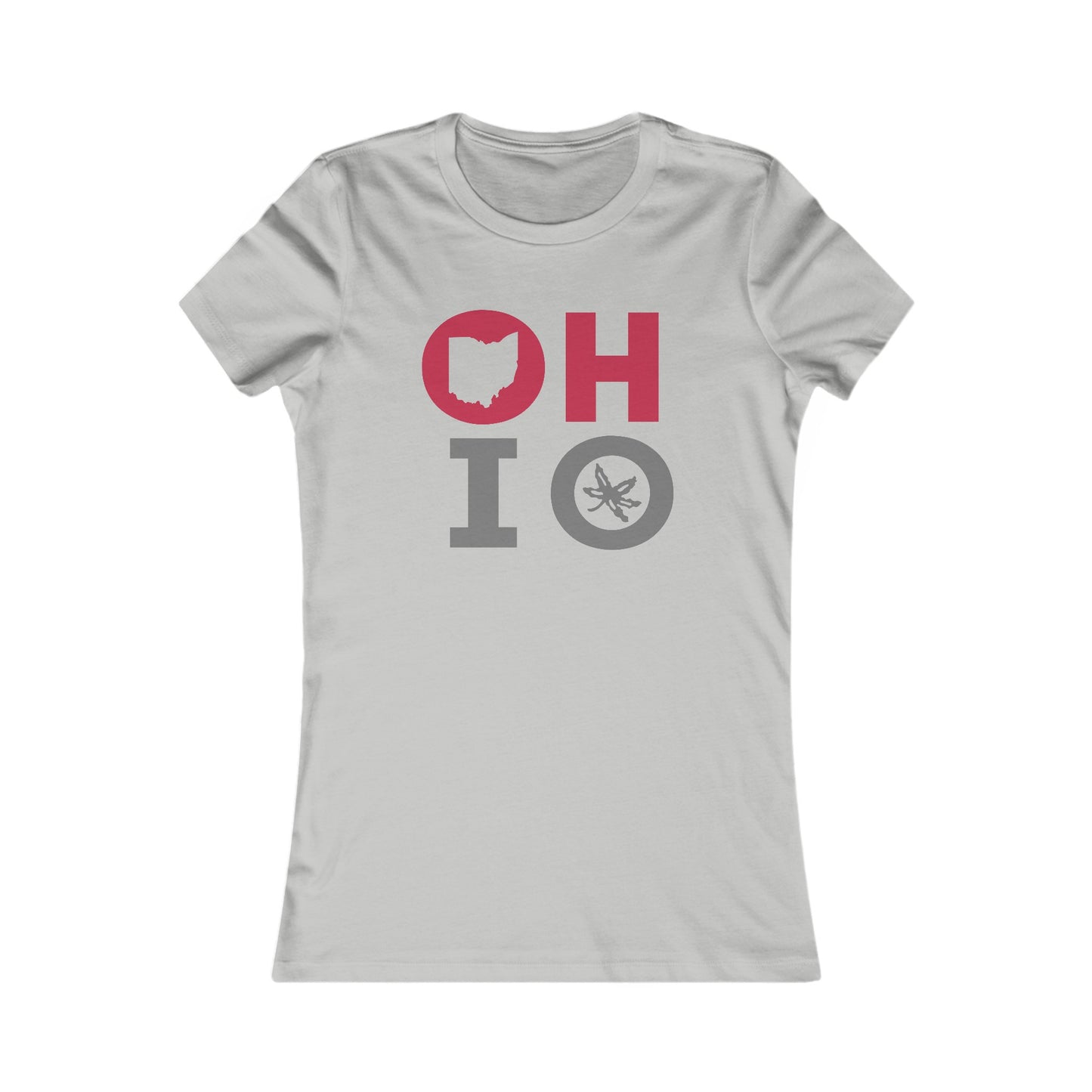 Ohio Scarlet and Gray Women's Favorite Tee