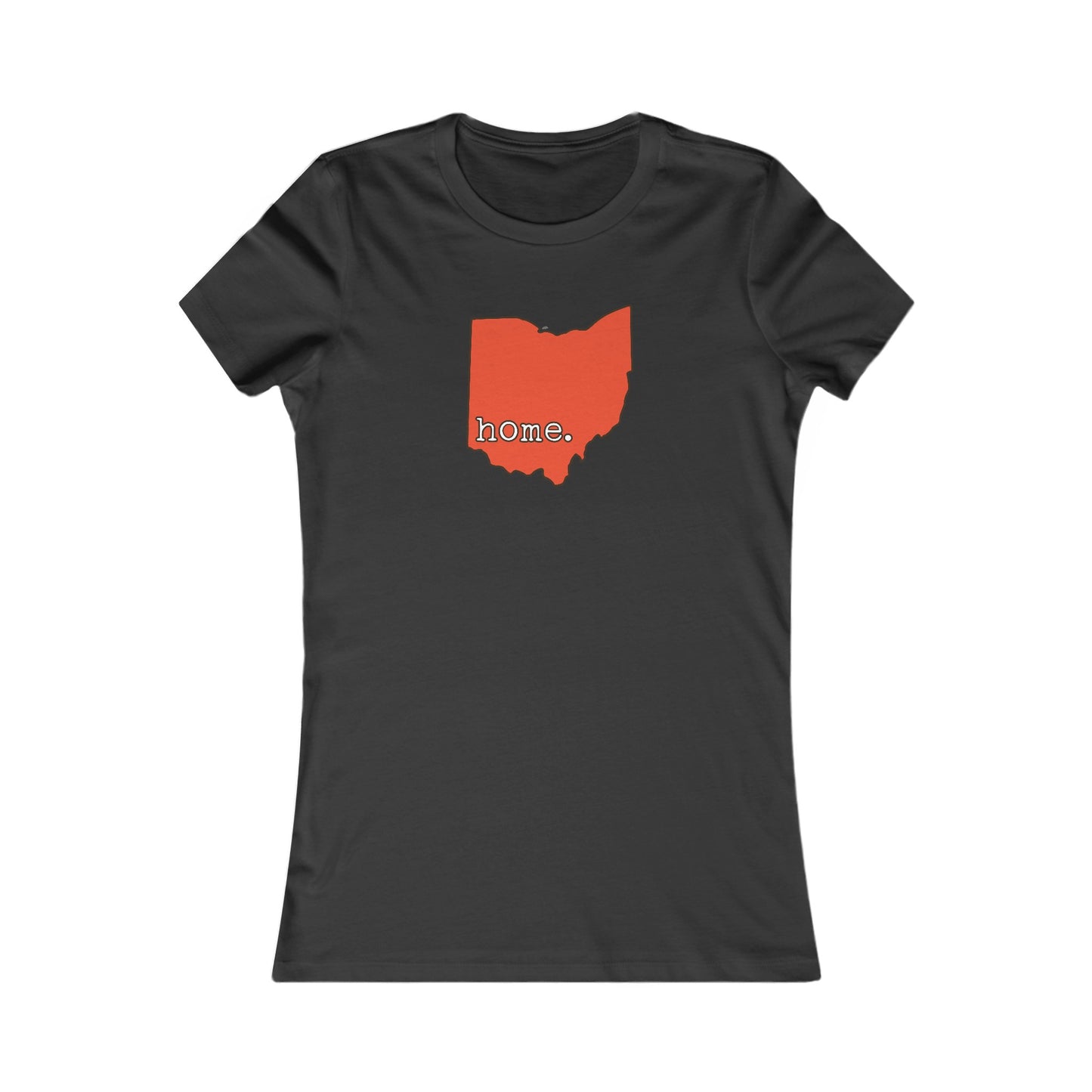 Ohio Home - Orange and Brown Women's Favorite Tee