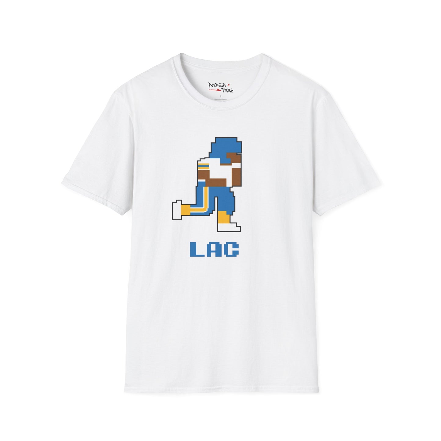 8-Bit Retro Los Angeles Chargers Unisex Softstyle T-Shirt