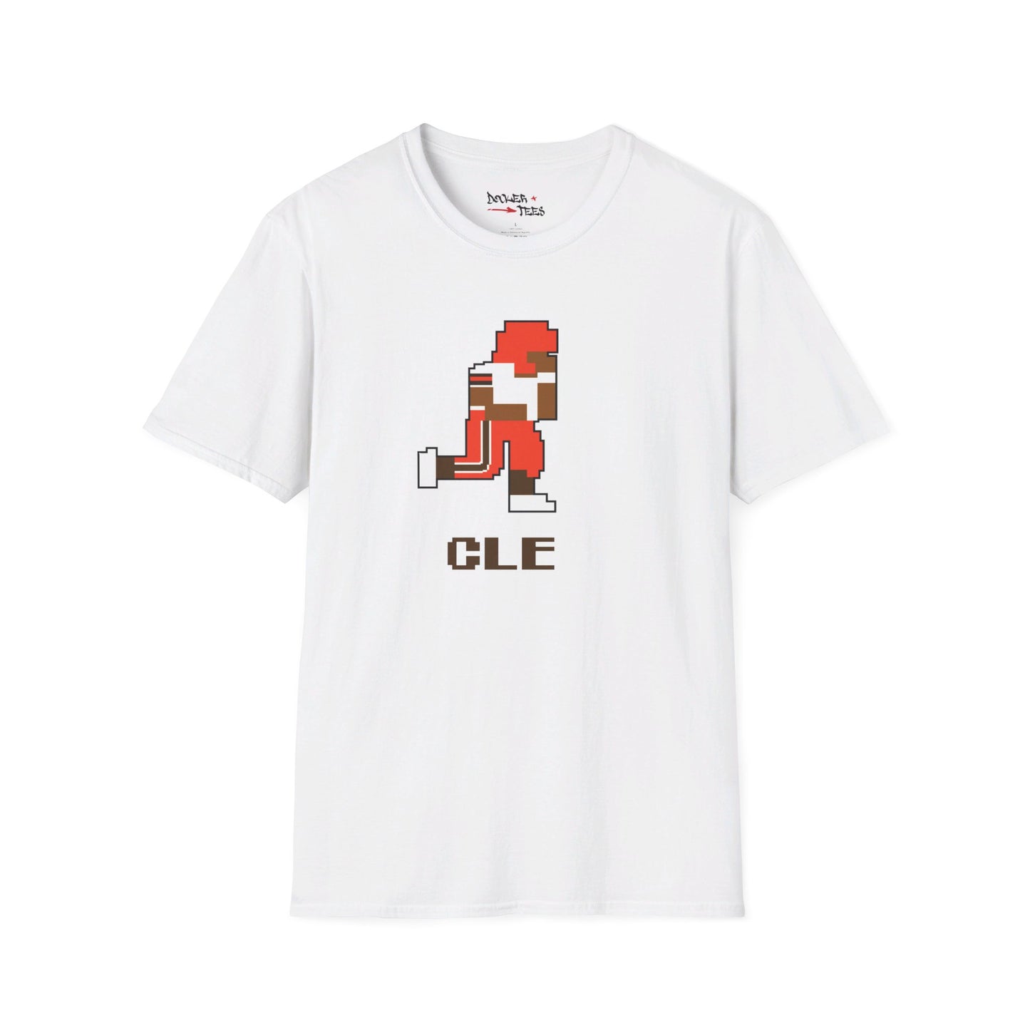 8-Bit Retro Cleveland Browns Unisex Softstyle T-Shirt