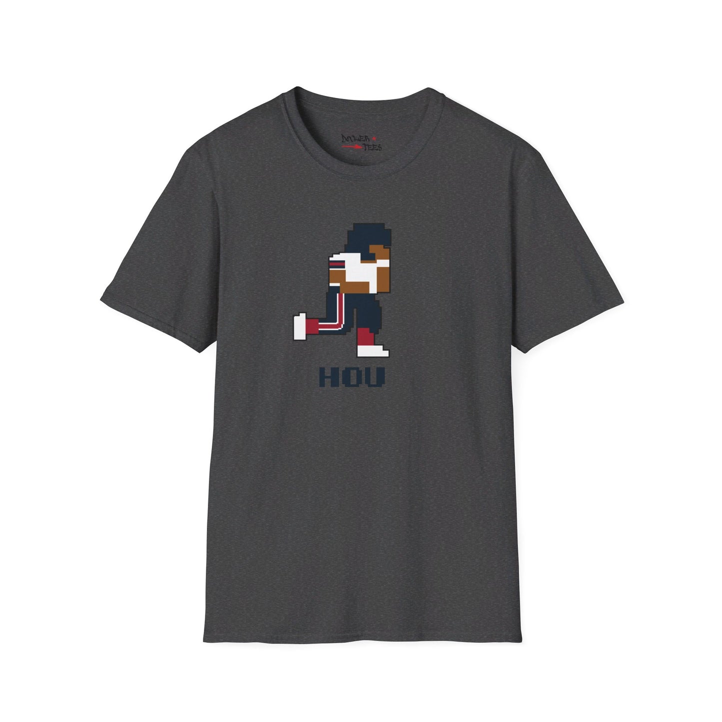 8-Bit Retro Houston Football Unisex Softstyle T-Shirt