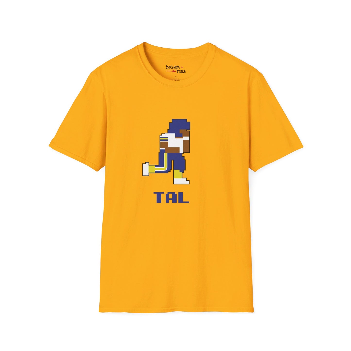 8-Bit Retro Tallmadge Football Unisex Softstyle T-Shirt