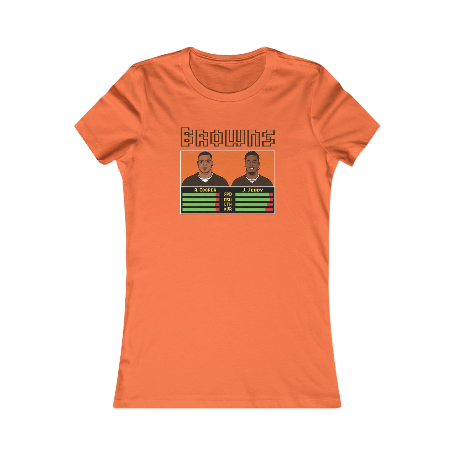 Cleveland Browns Jam Session Women's Favorite Tee - Cooper & Jeudy