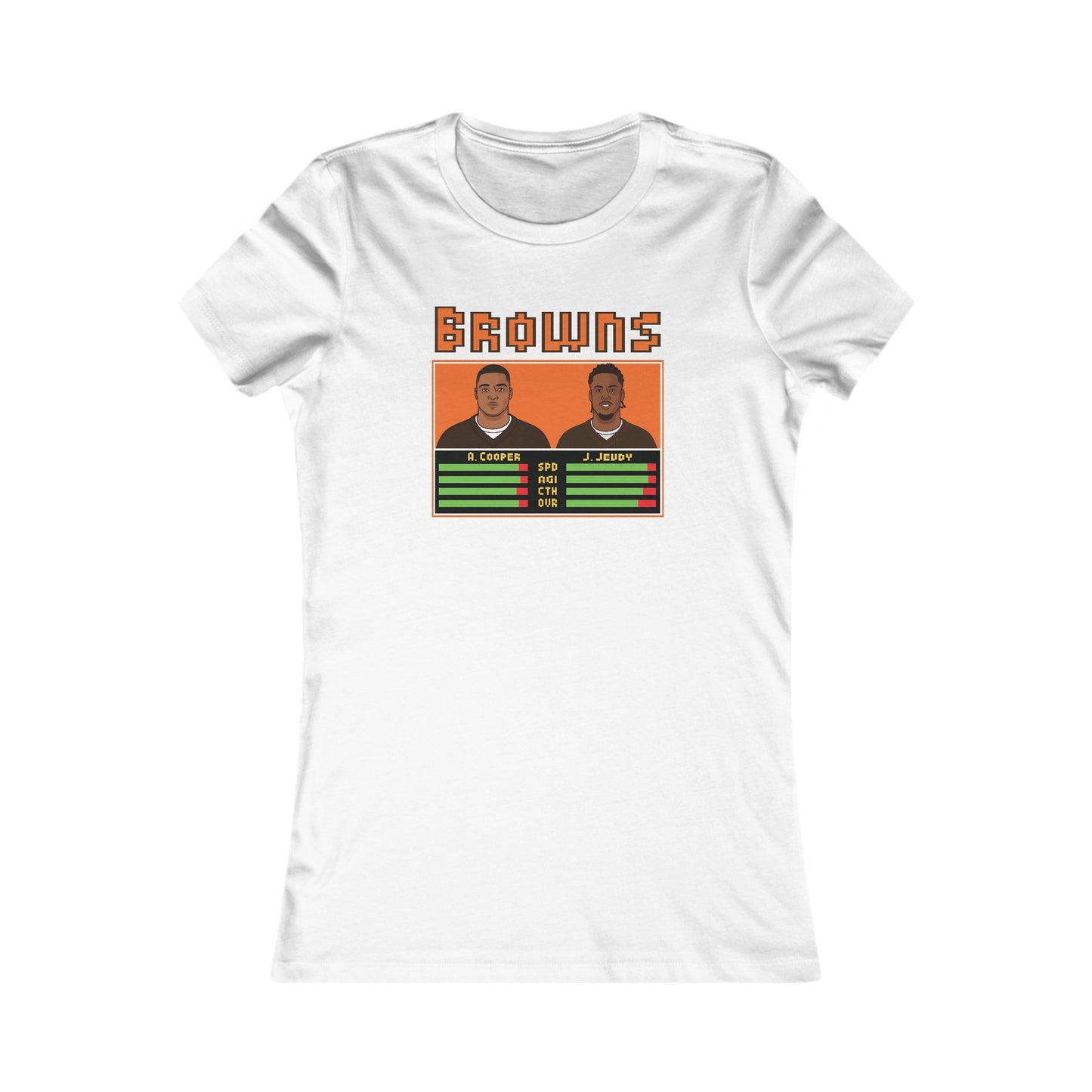 Cleveland Browns Jam Session Women's Favorite Tee - Cooper & Jeudy