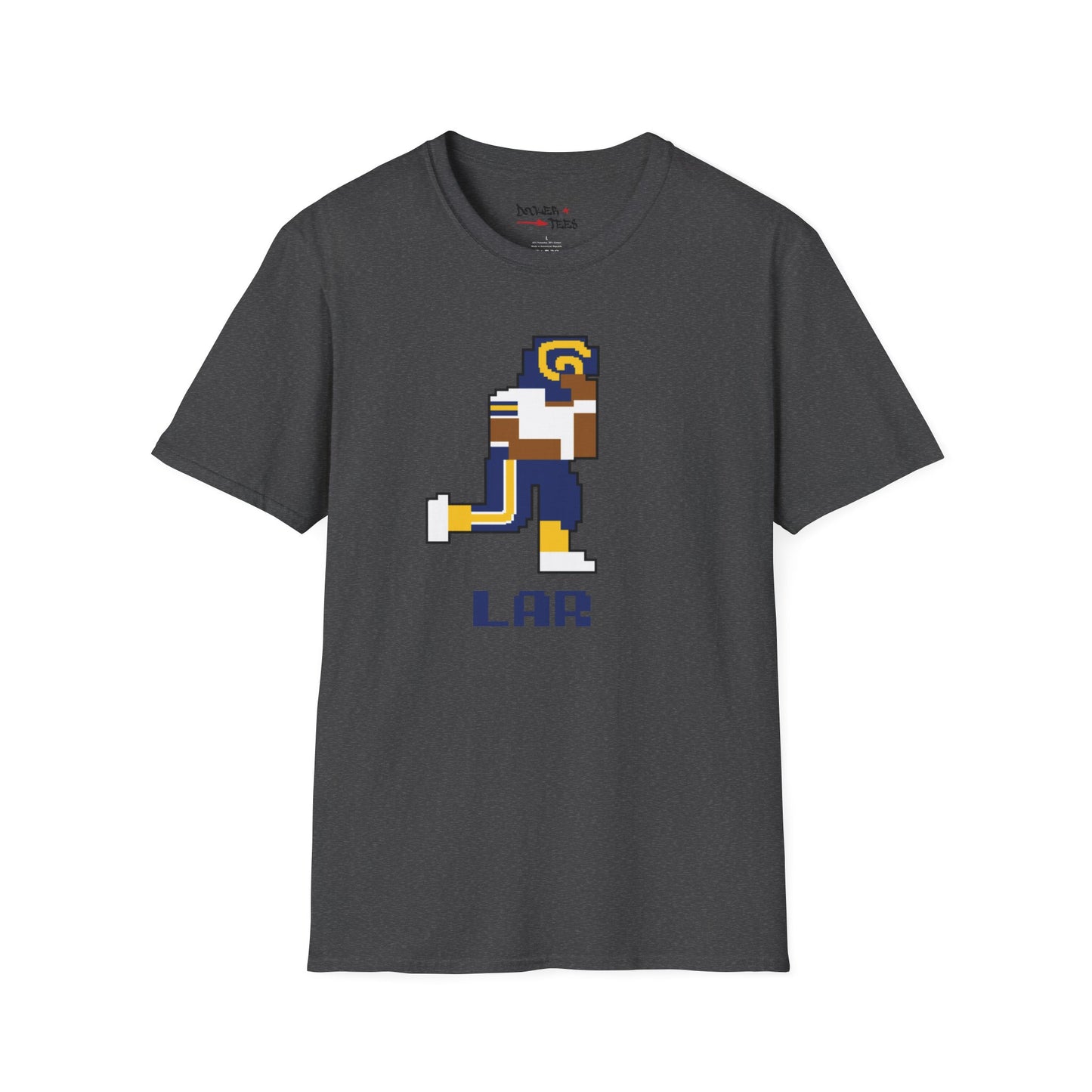 8-Bit Retro Los Angeles Rams Unisex Softstyle T-Shirt