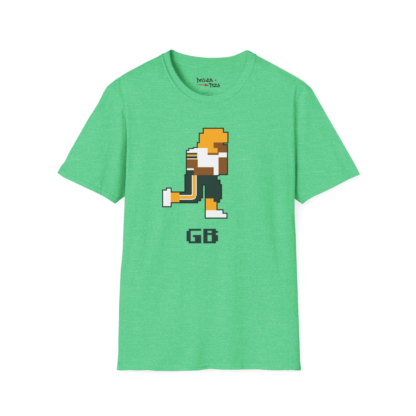 8-Bit Retro Green Bay Packers Unisex Softstyle T-Shirt