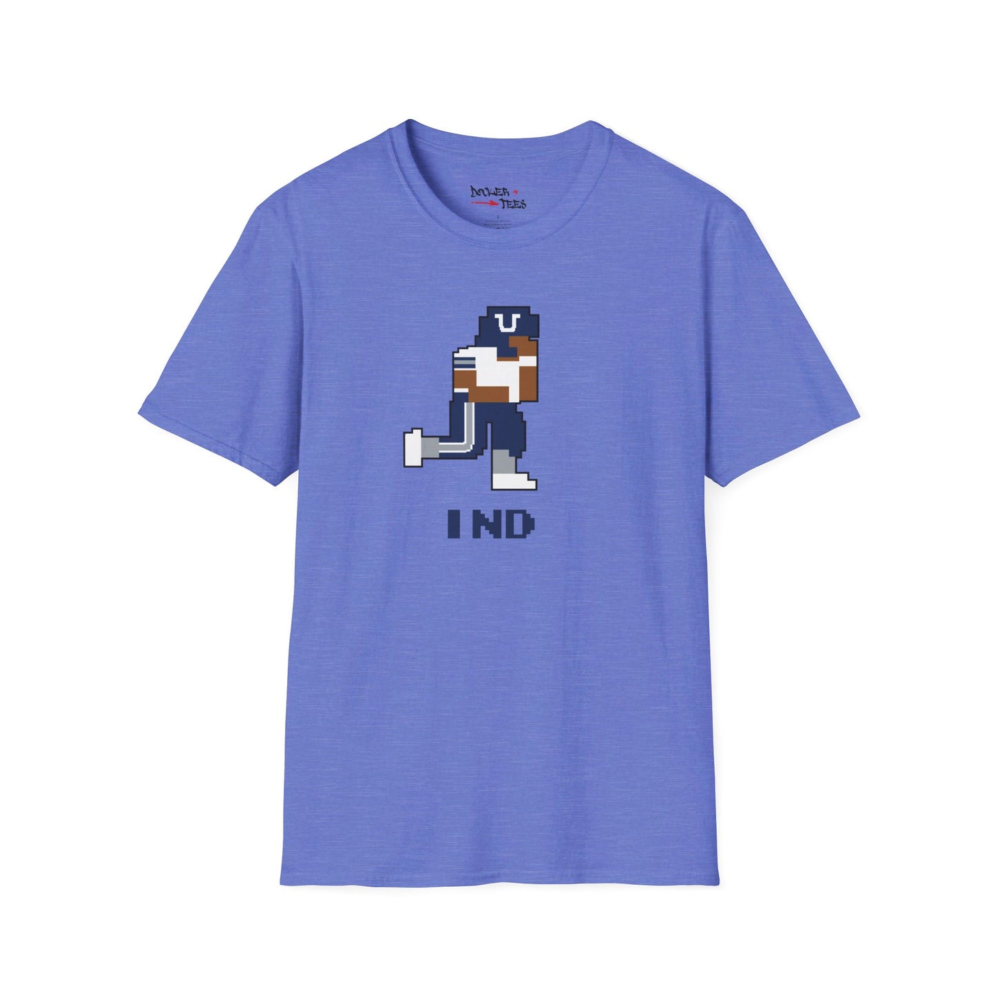 8-Bit Retro Indianapolis Football Unisex Softstyle T-Shirt