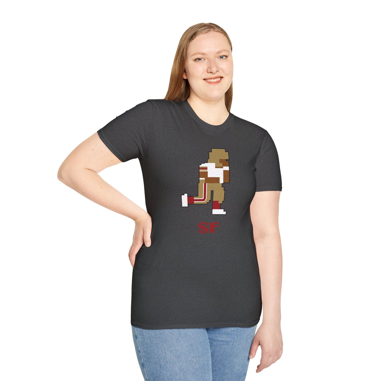 8-Bit Retro San Francisco 49ers Unisex Softstyle T-Shirt