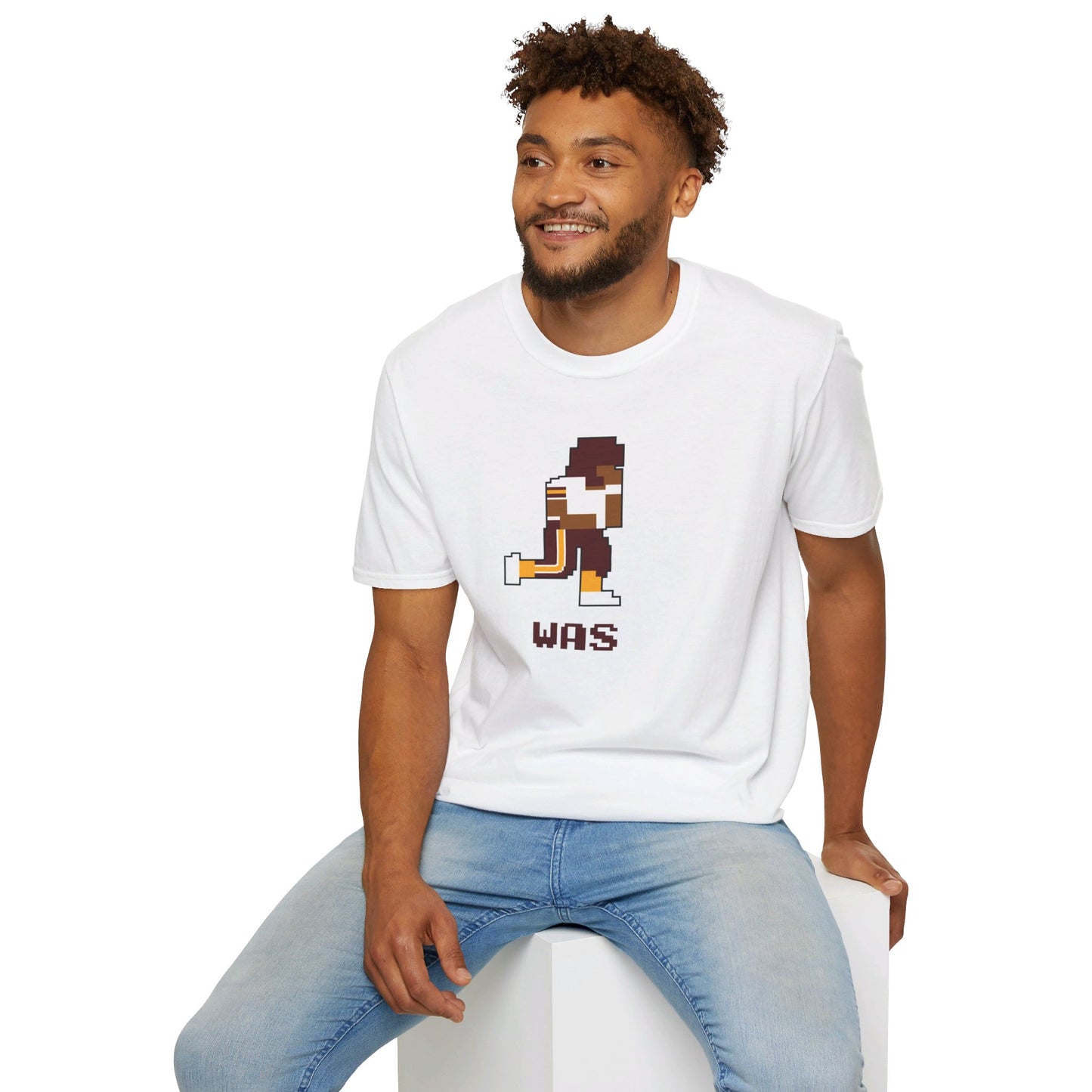 8-Bit Retro Washington Commanders Unisex Softstyle T-Shirt