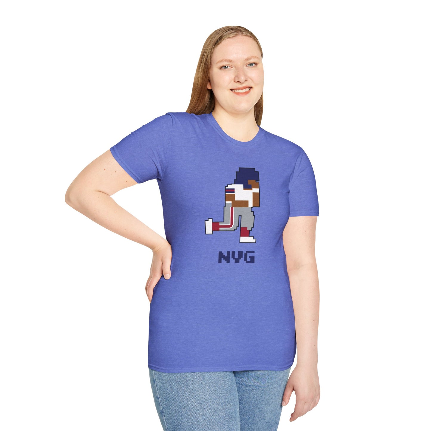 8-Bit Retro New York Giants Unisex Softstyle T-Shirt