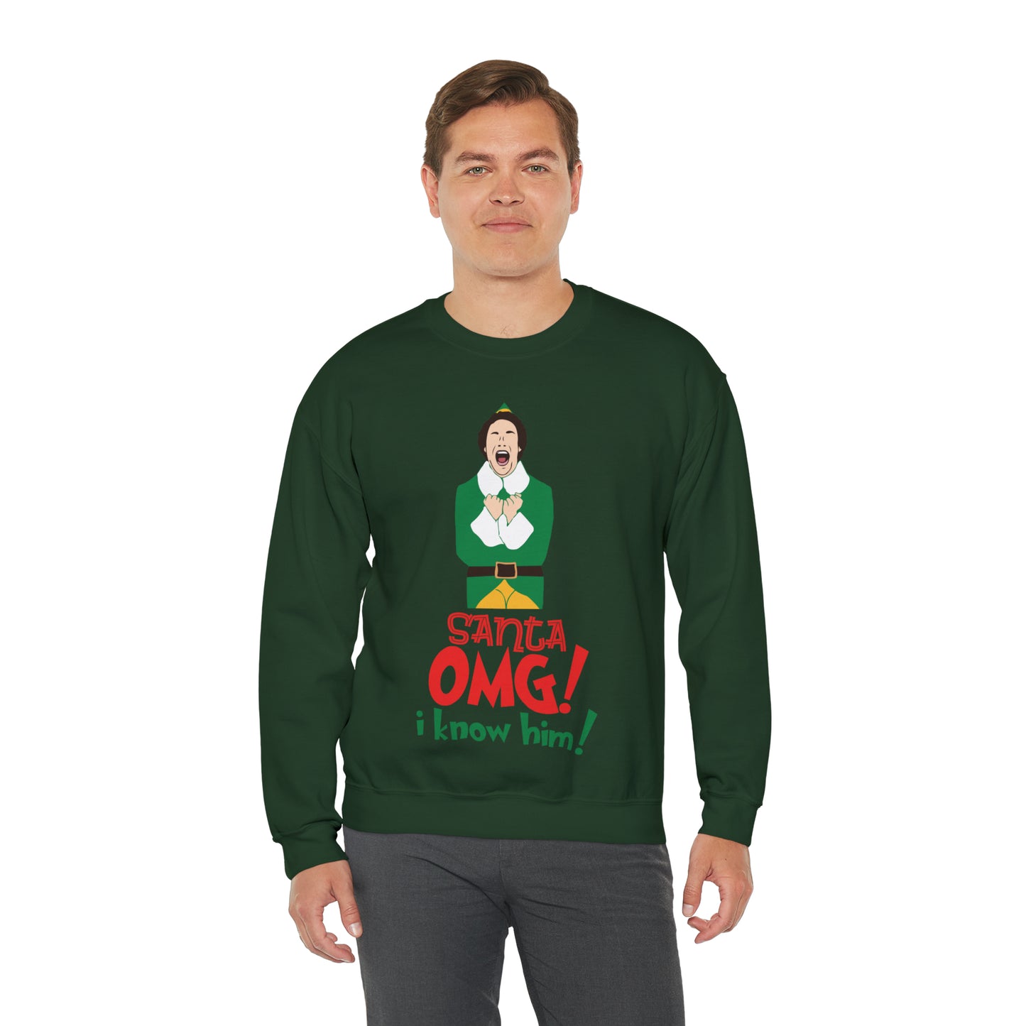 Elf - OMG Crewneck Sweatshirt