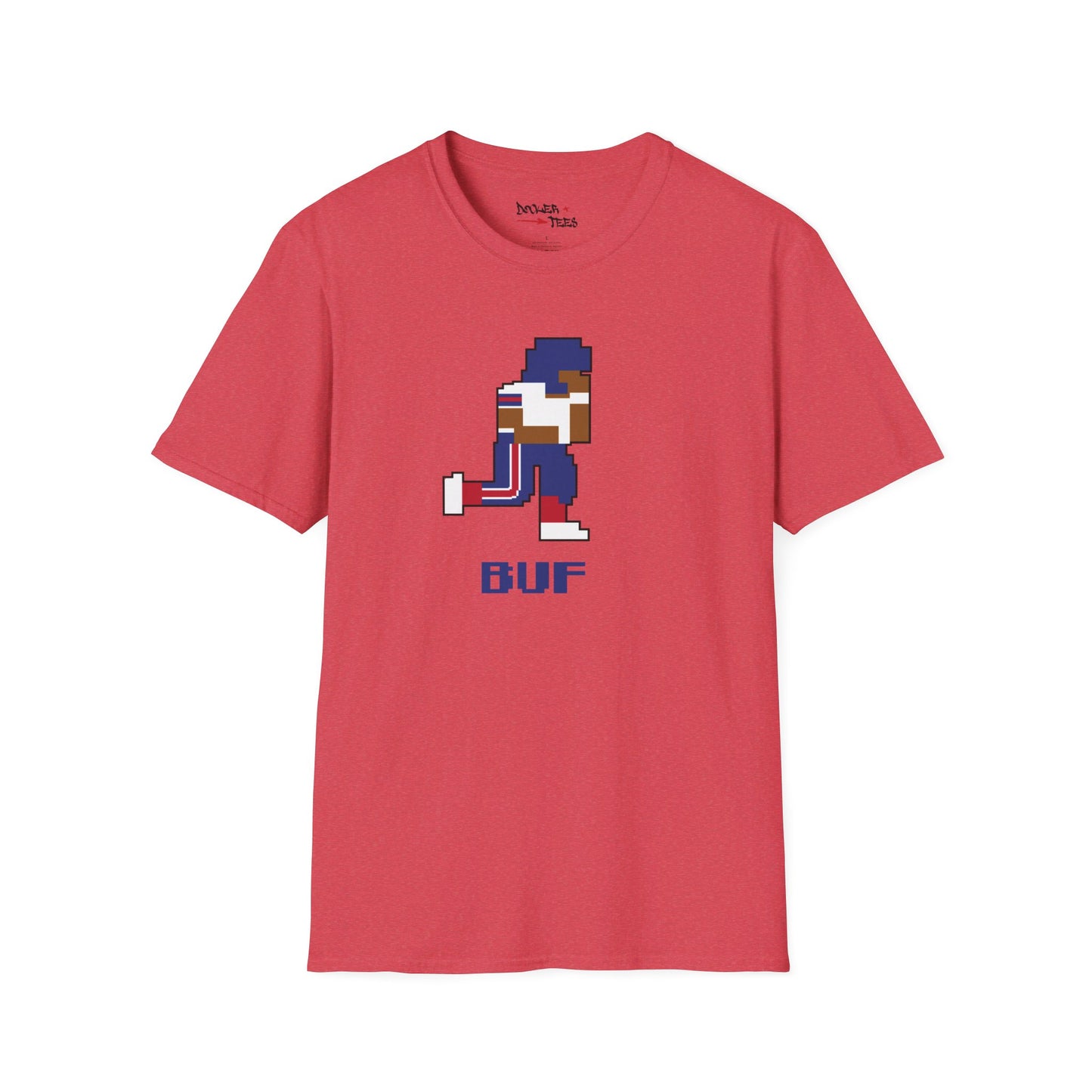 8-Bit Retro Buffalo Football Unisex Softstyle T-Shirt