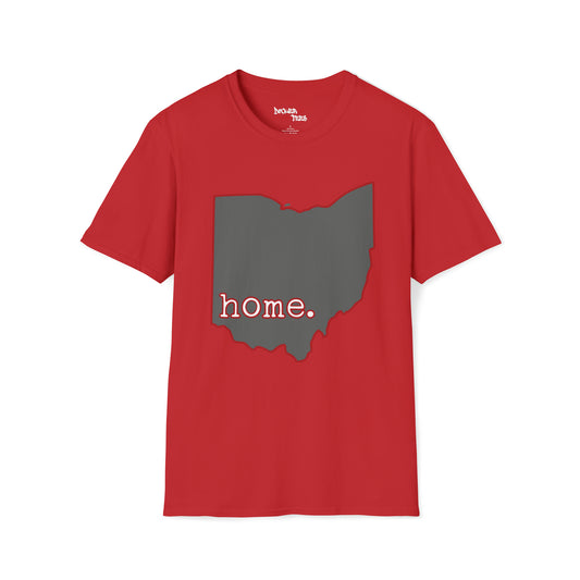 Ohio Home - Scarlet and Gray T-Shirt