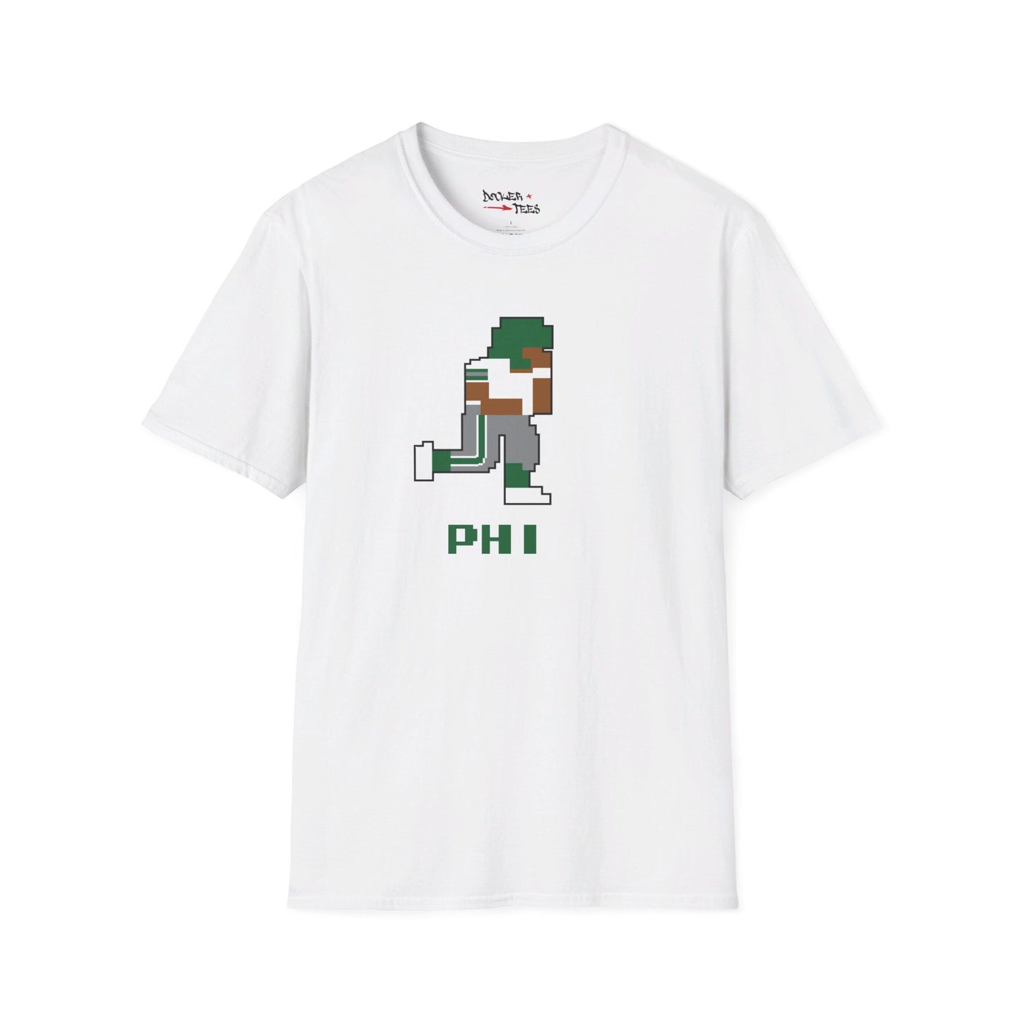 8-Bit Retro Philadelphia Football Unisex Softstyle T-Shirt