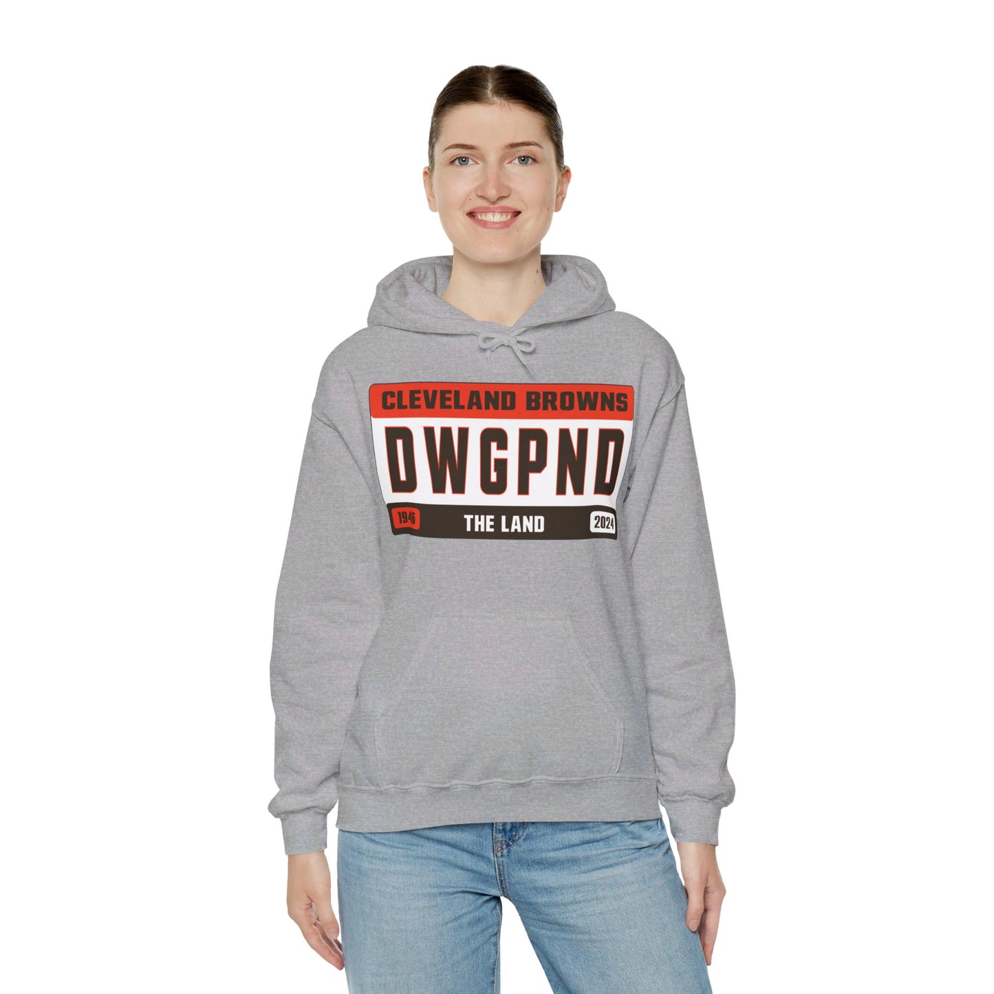 Cleveland Browns License Plate Hoodie