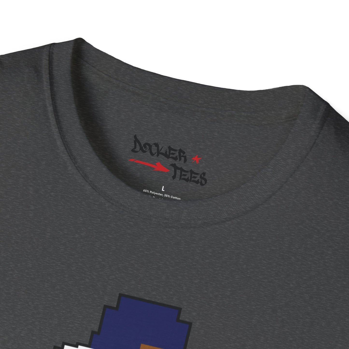 8-Bit Retro New York Giants Unisex Softstyle T-Shirt