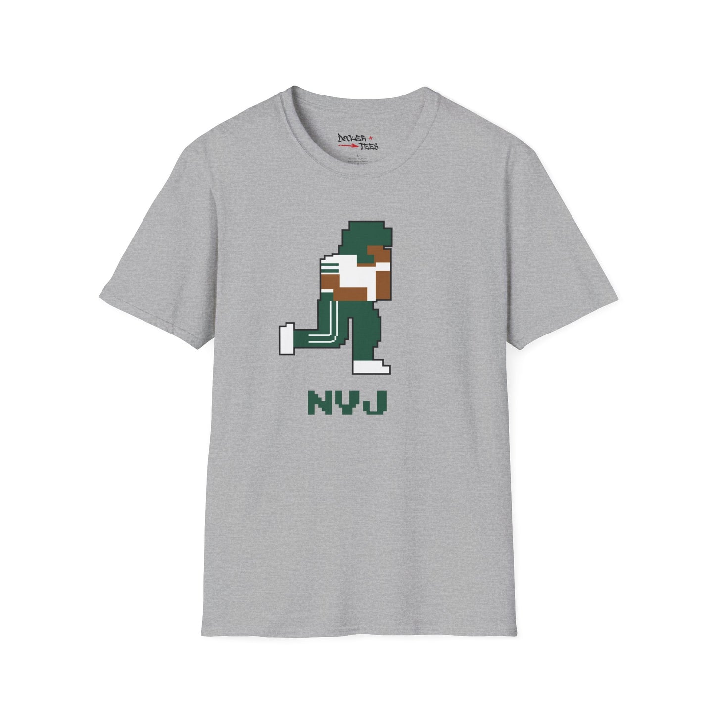 8-Bit Retro New York Jets Unisex Softstyle T-Shirt