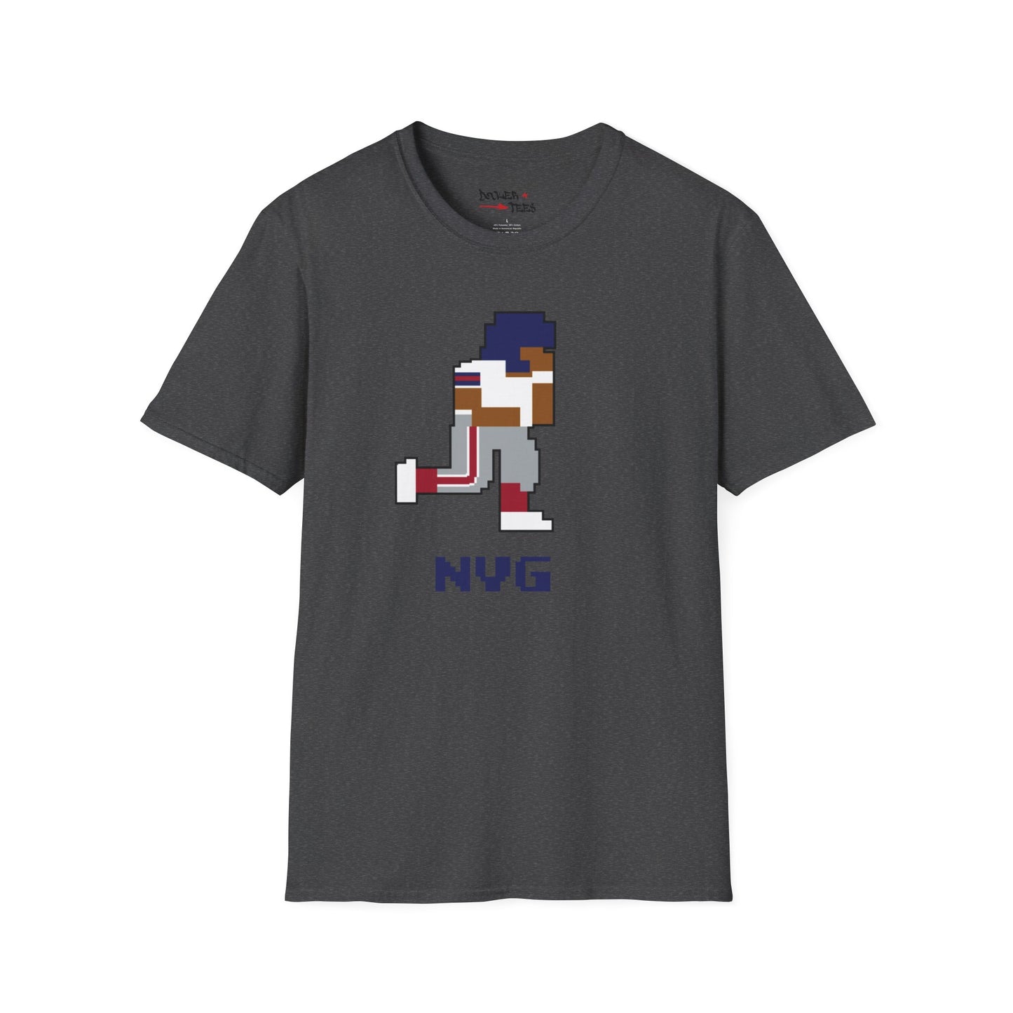 8-Bit Retro New York Giants Unisex Softstyle T-Shirt