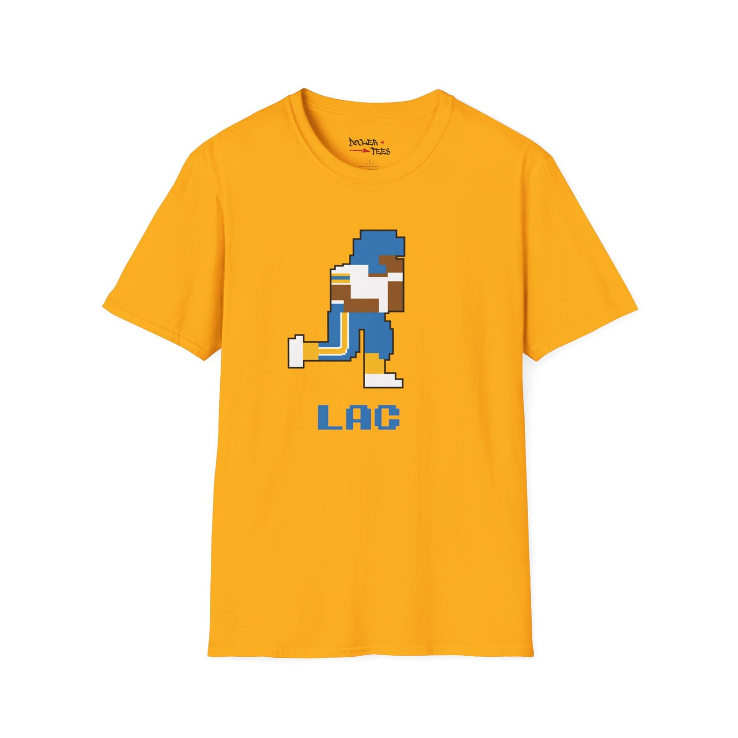 8-Bit Retro Los Angeles Chargers Unisex Softstyle T-Shirt