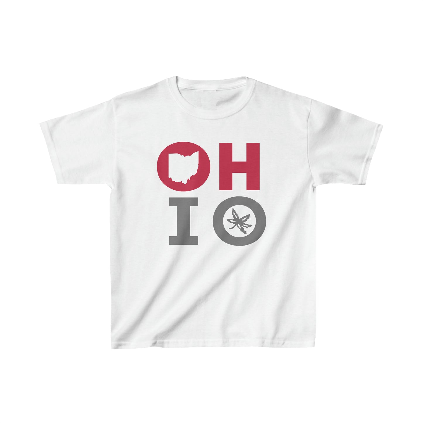 Ohio State Scarlet and Gray Youth T-shirt