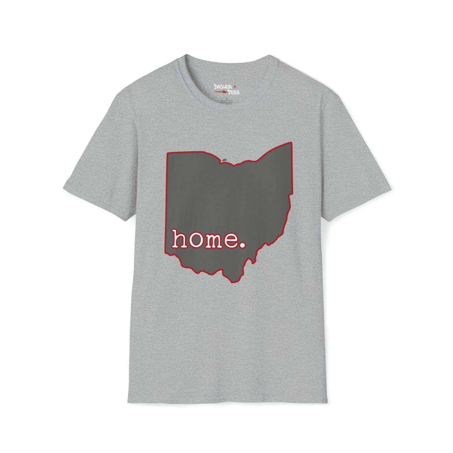 Ohio Home - Scarlet and Gray T-Shirt