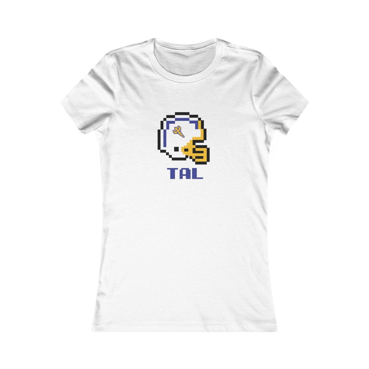 8-Bit Retro Tallmadge Helmet Women's Favorite Tee