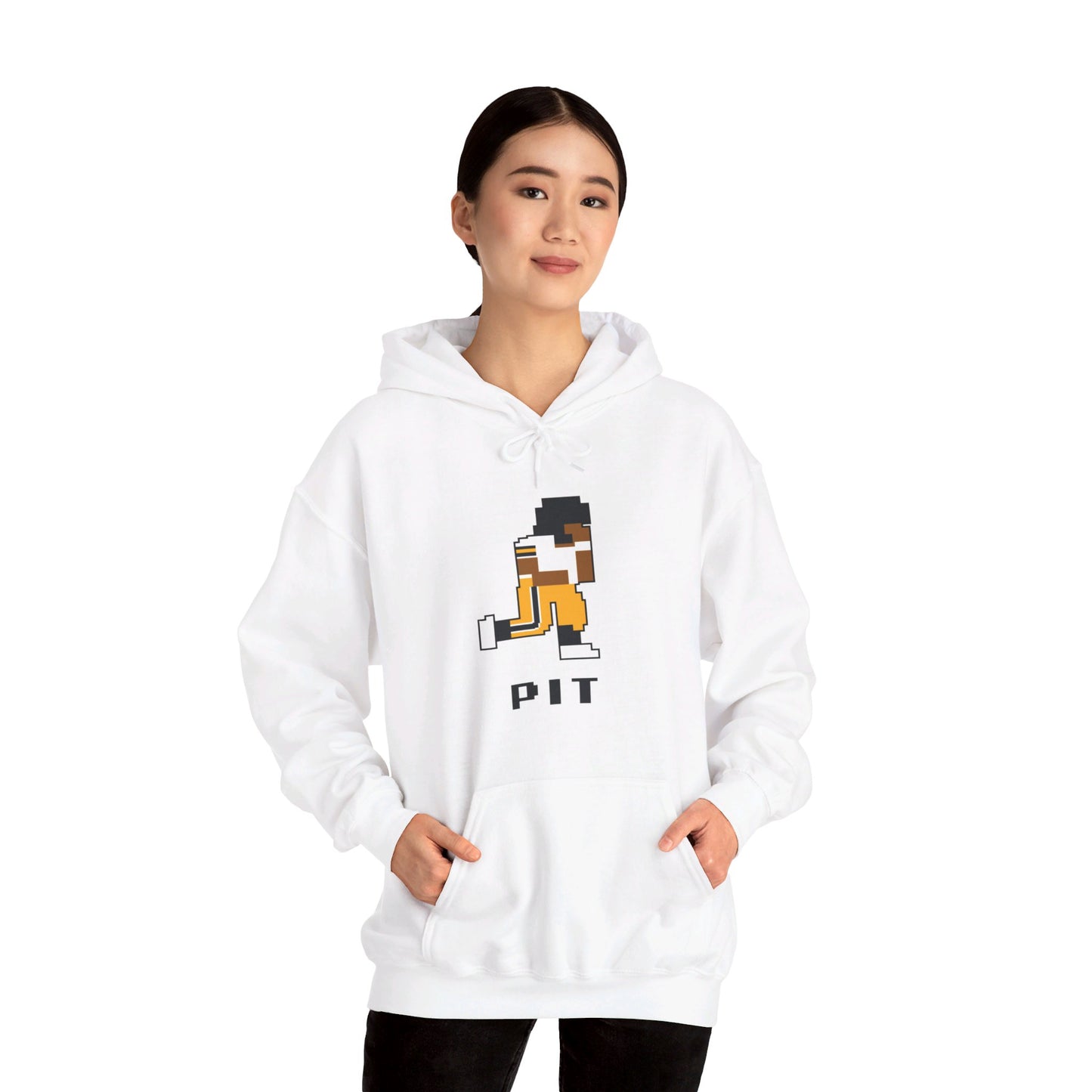 8-Bit Retro Pittsburgh Football Unisex Hoodie