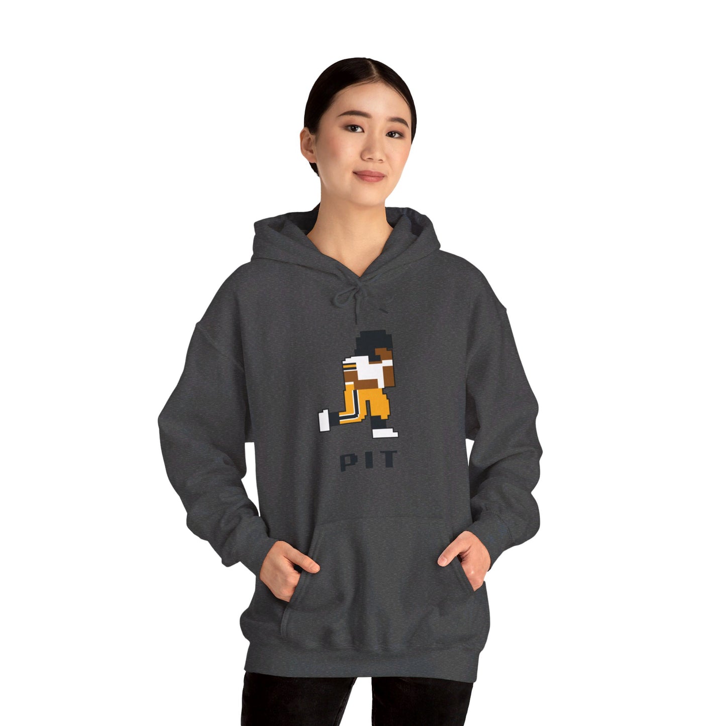 8-Bit Retro Pittsburgh Football Unisex Hoodie