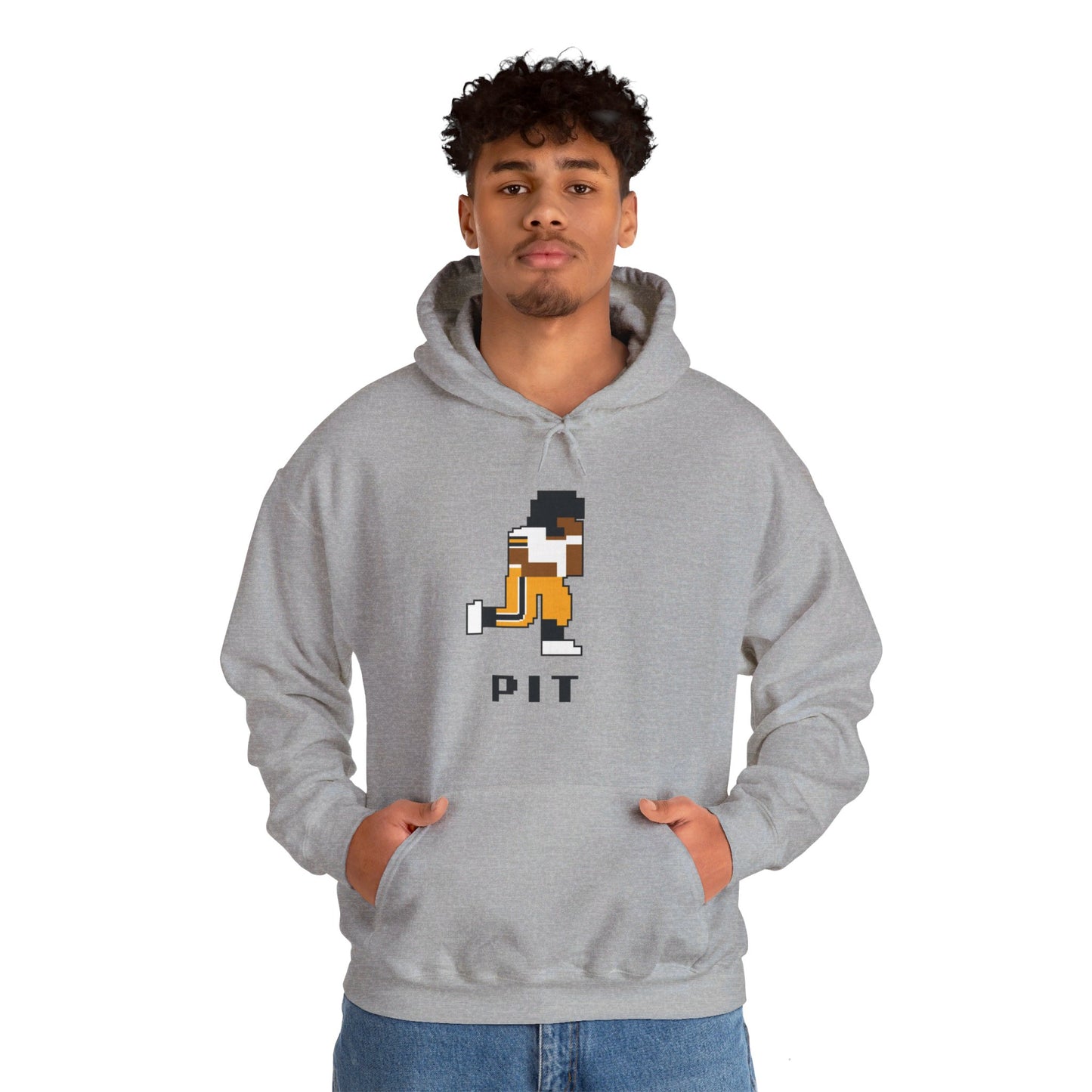 8-Bit Retro Pittsburgh Football Unisex Hoodie