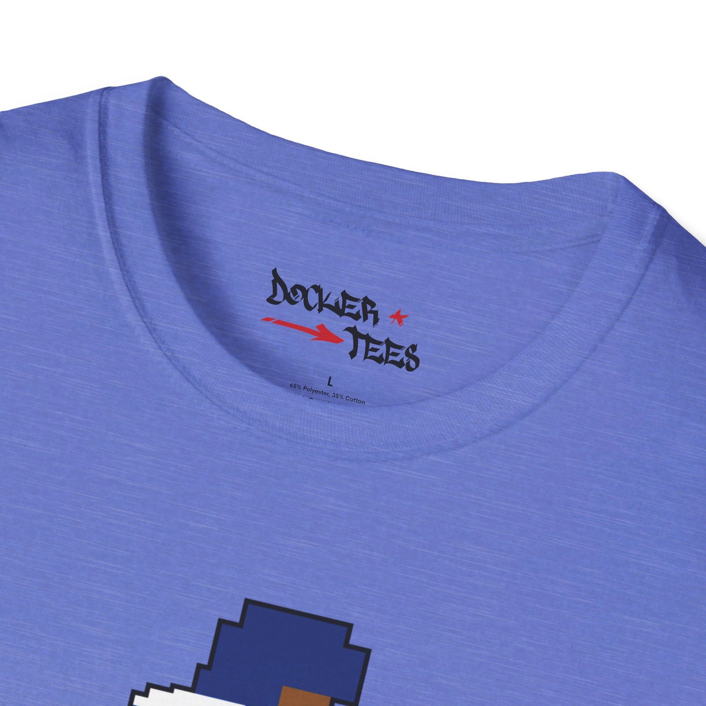 8-Bit Retro Buffalo Football Unisex Softstyle T-Shirt