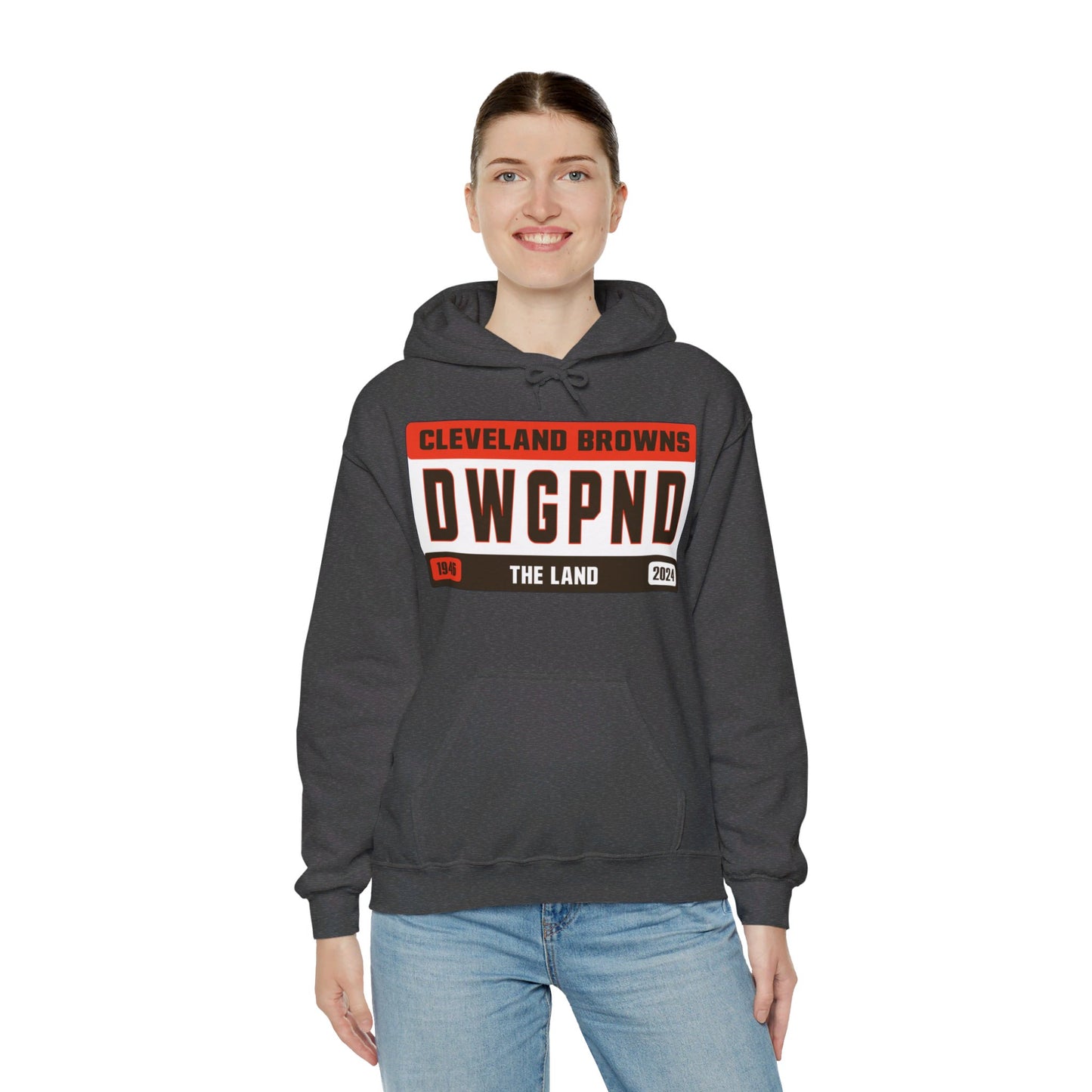 Cleveland Browns License Plate Hoodie