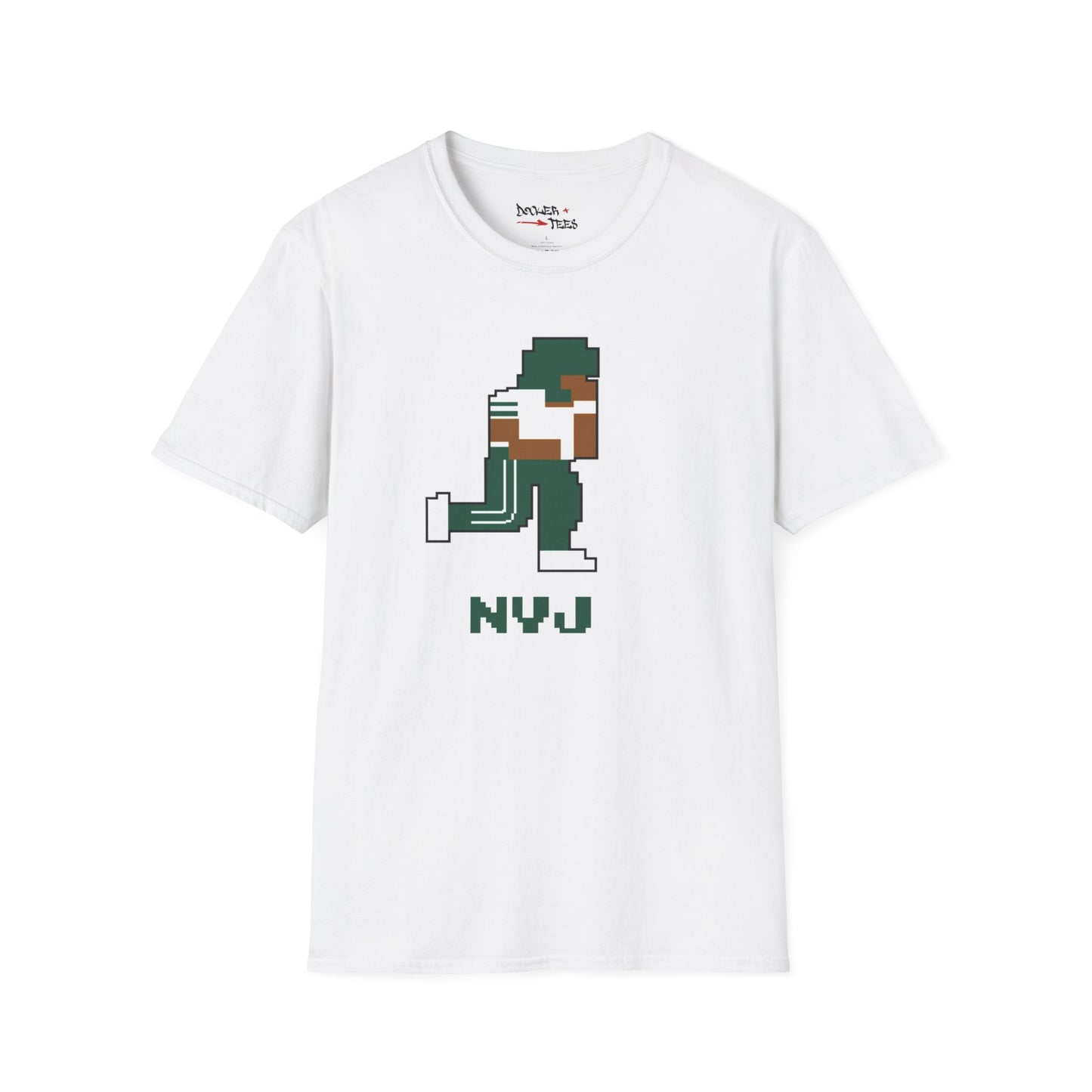 8-Bit Retro New York Jets Unisex Softstyle T-Shirt