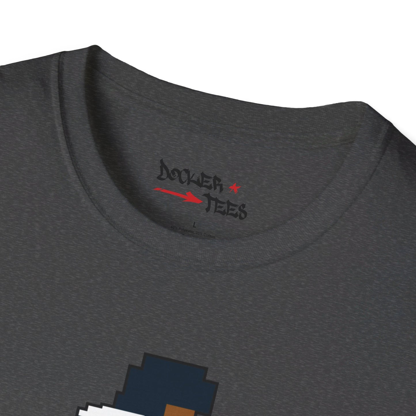 8-Bit Retro Houston Football Unisex Softstyle T-Shirt