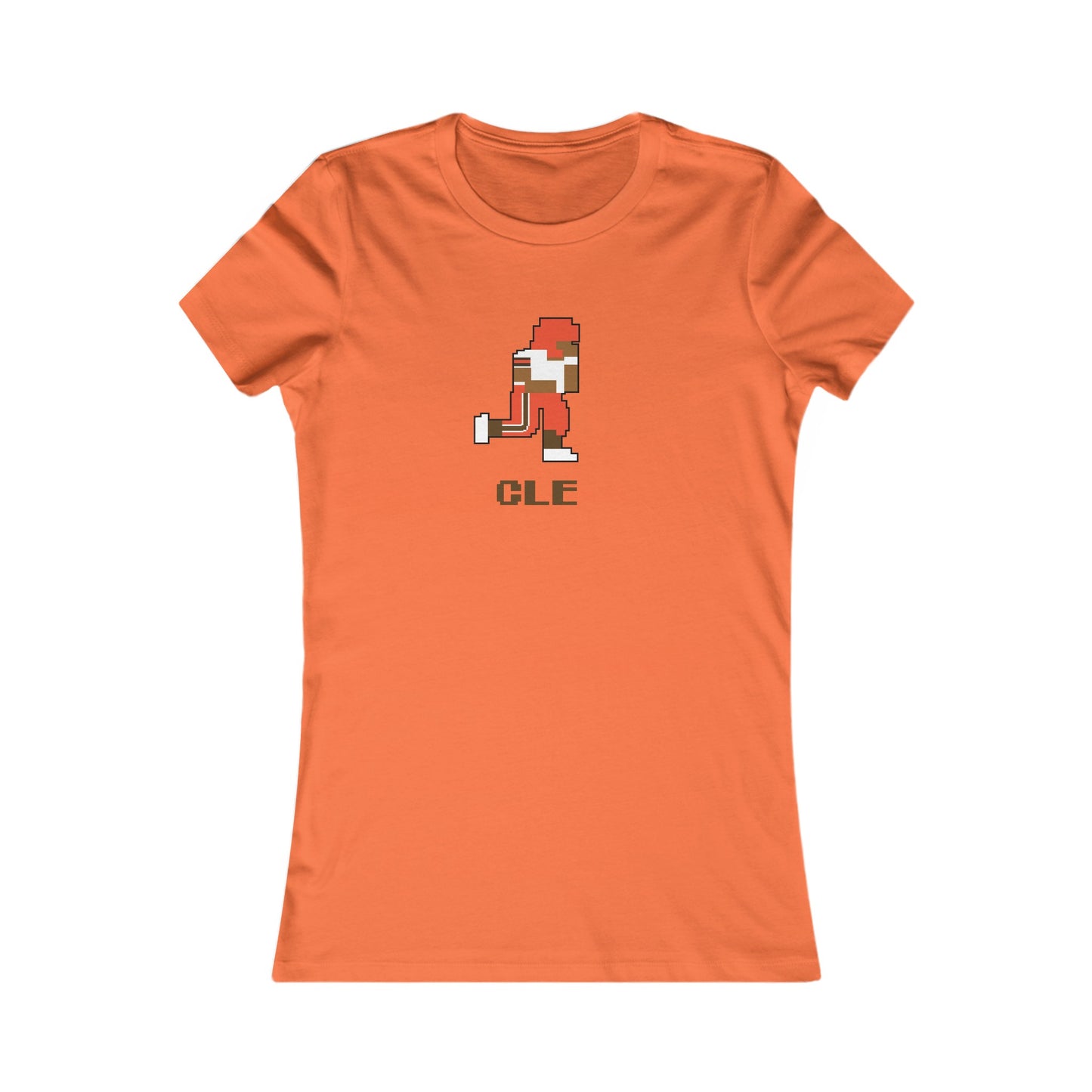 8-Bit Retro Cleveland Browns Women's Favorite Tee