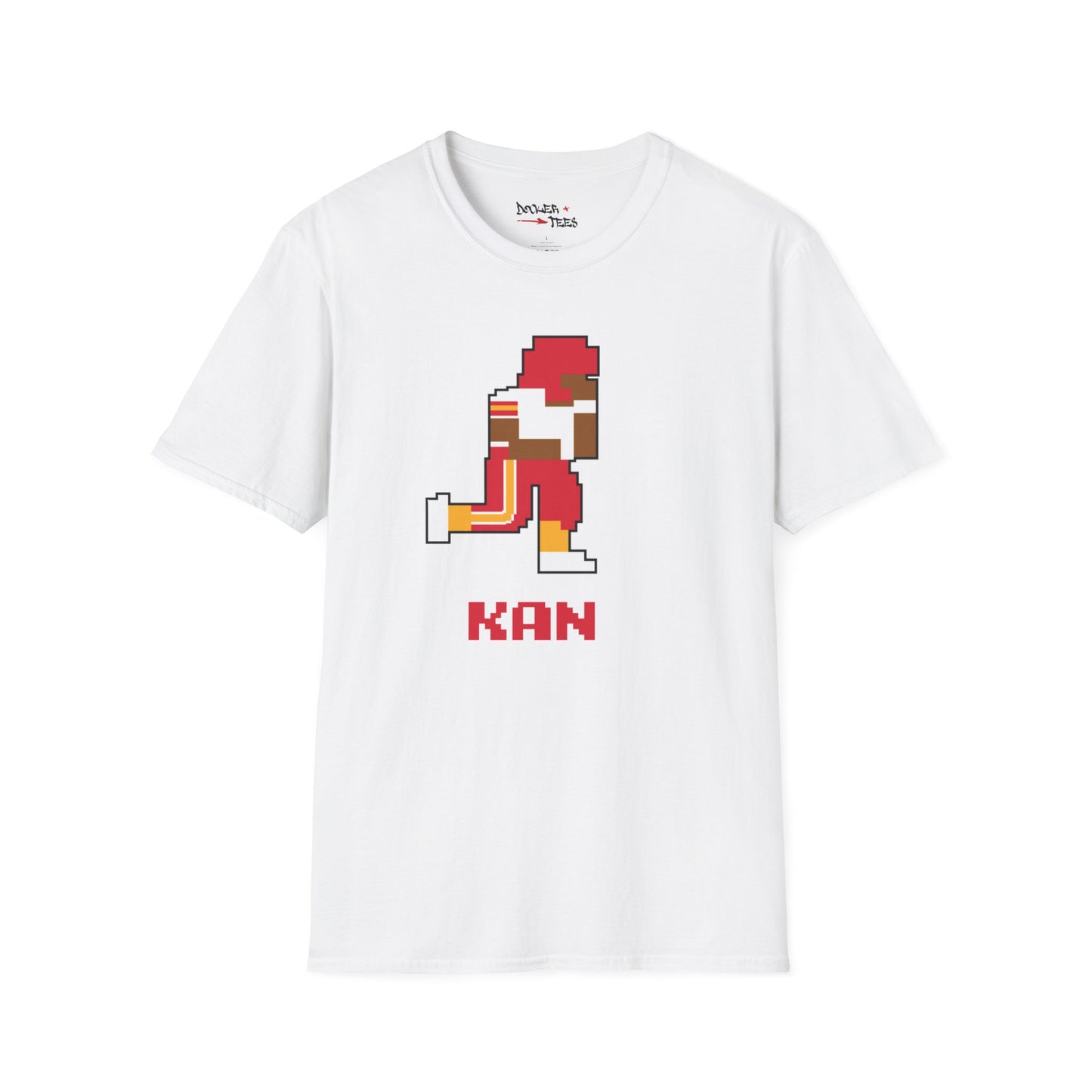 8-Bit Retro Kansas City Chiefs Unisex Softstyle T-Shirt