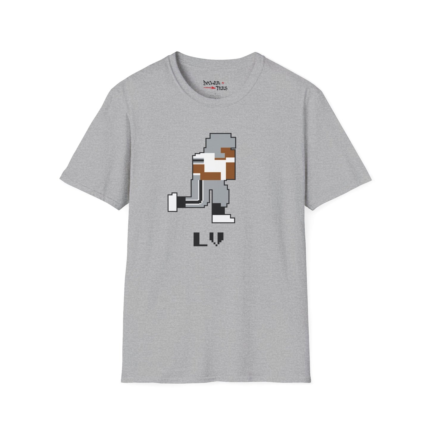 8-Bit Retro Las Vegas Raiders Unisex Softstyle T-Shirt