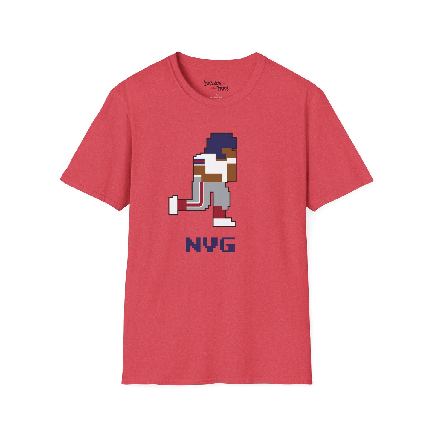 8-Bit Retro New York Giants Unisex Softstyle T-Shirt