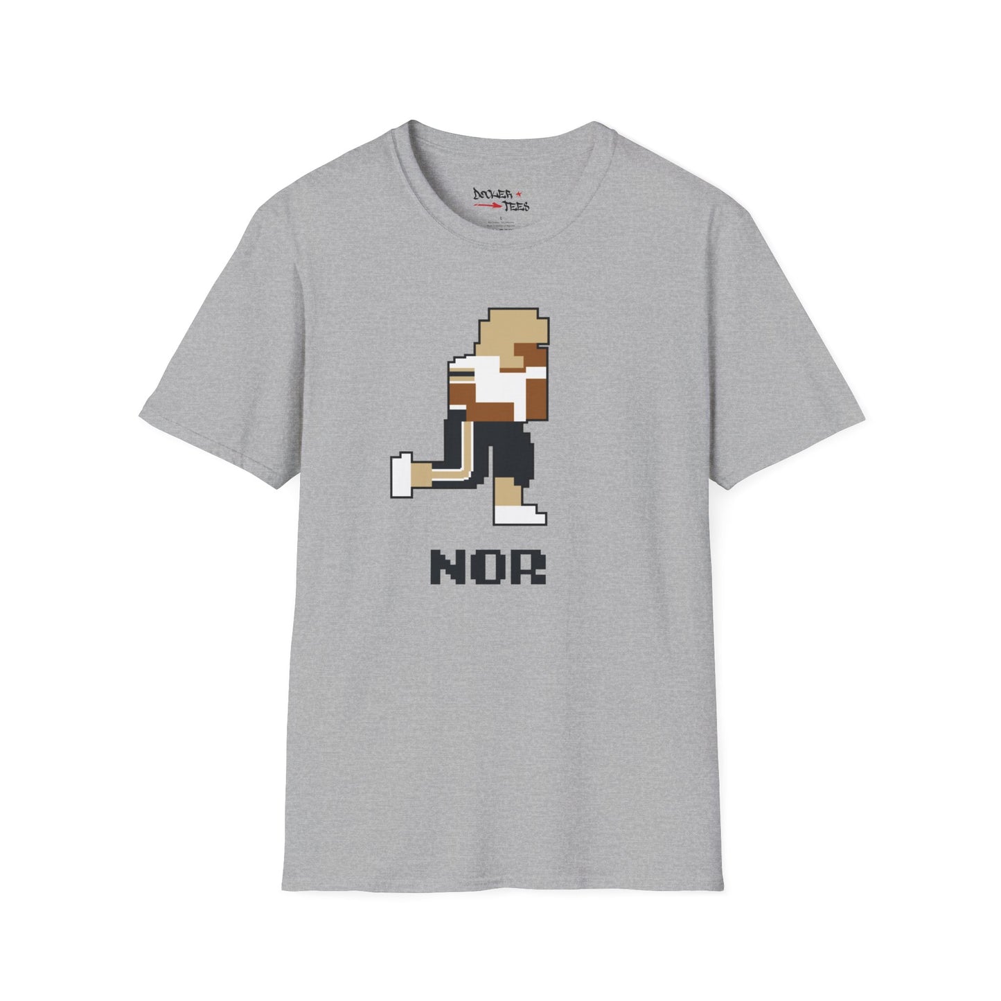 8-Bit Retro New Orleans Saints Unisex Softstyle T-Shirt