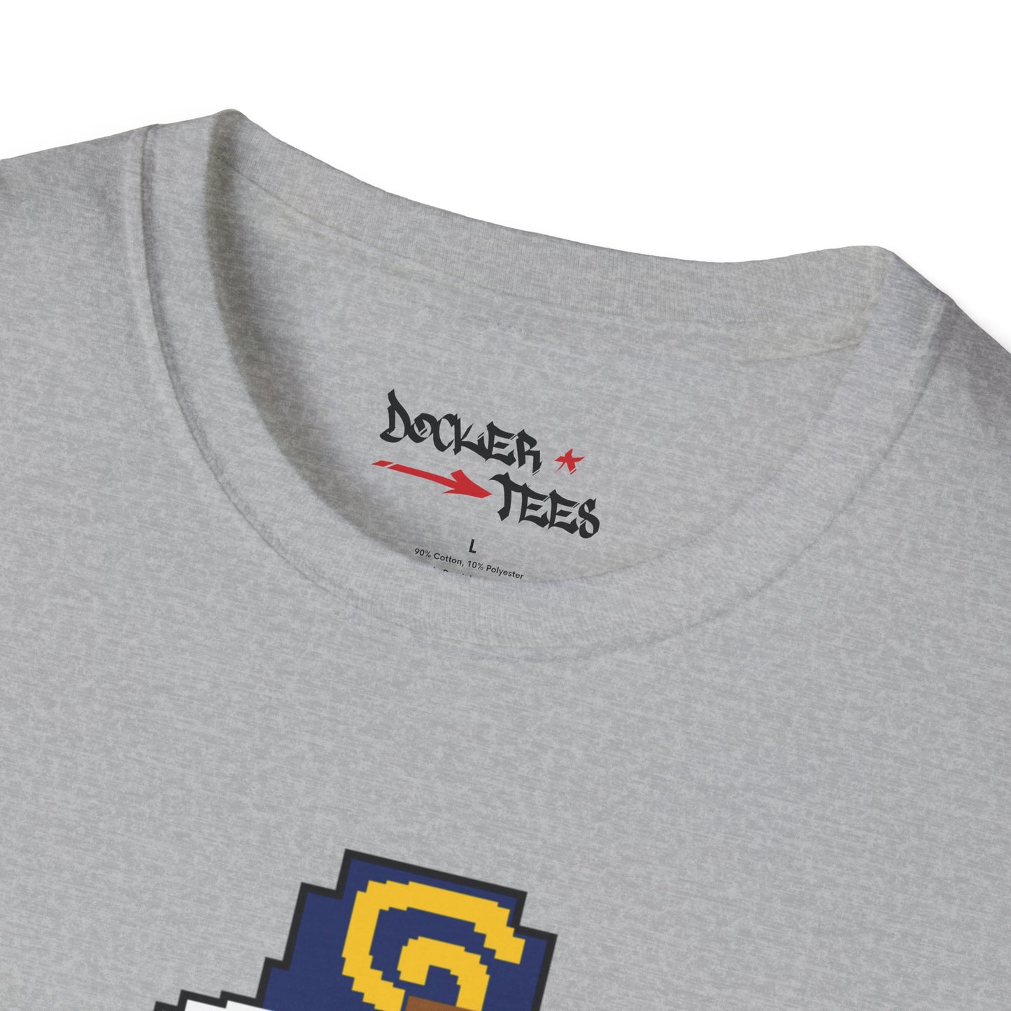 8-Bit Retro Los Angeles Rams Unisex Softstyle T-Shirt