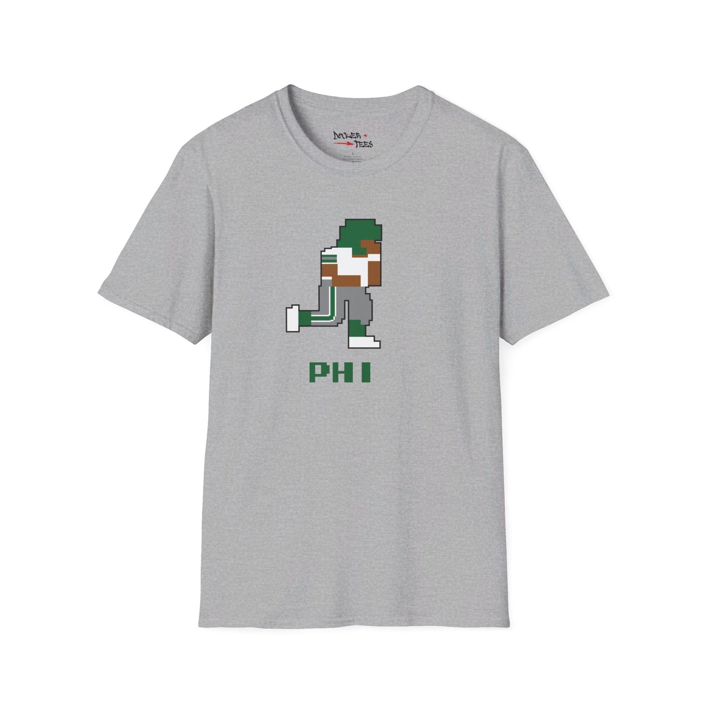 8-Bit Retro Philadelphia Football Unisex Softstyle T-Shirt