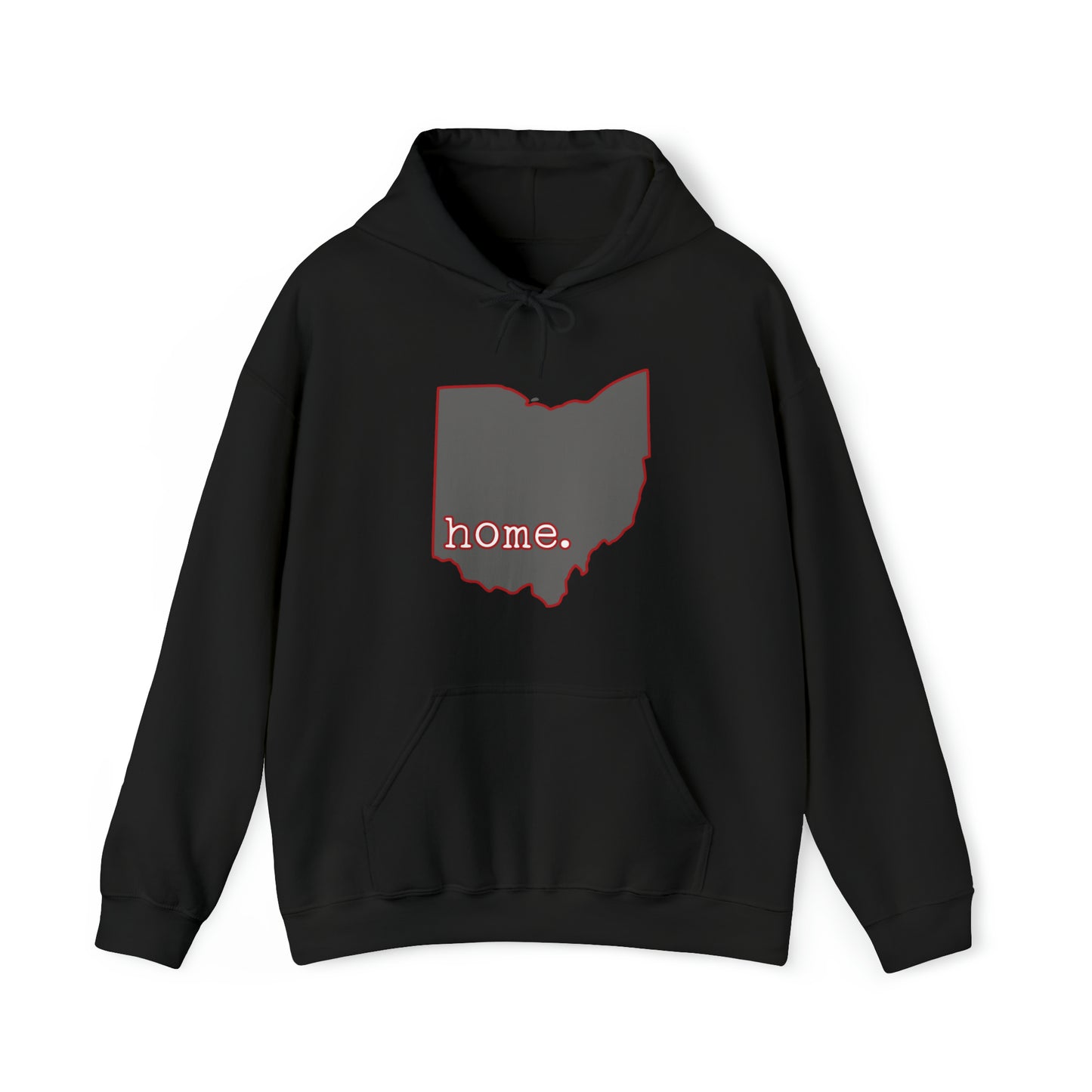 Ohio Home - Scarlet and Gray Hooded Sweatshirt