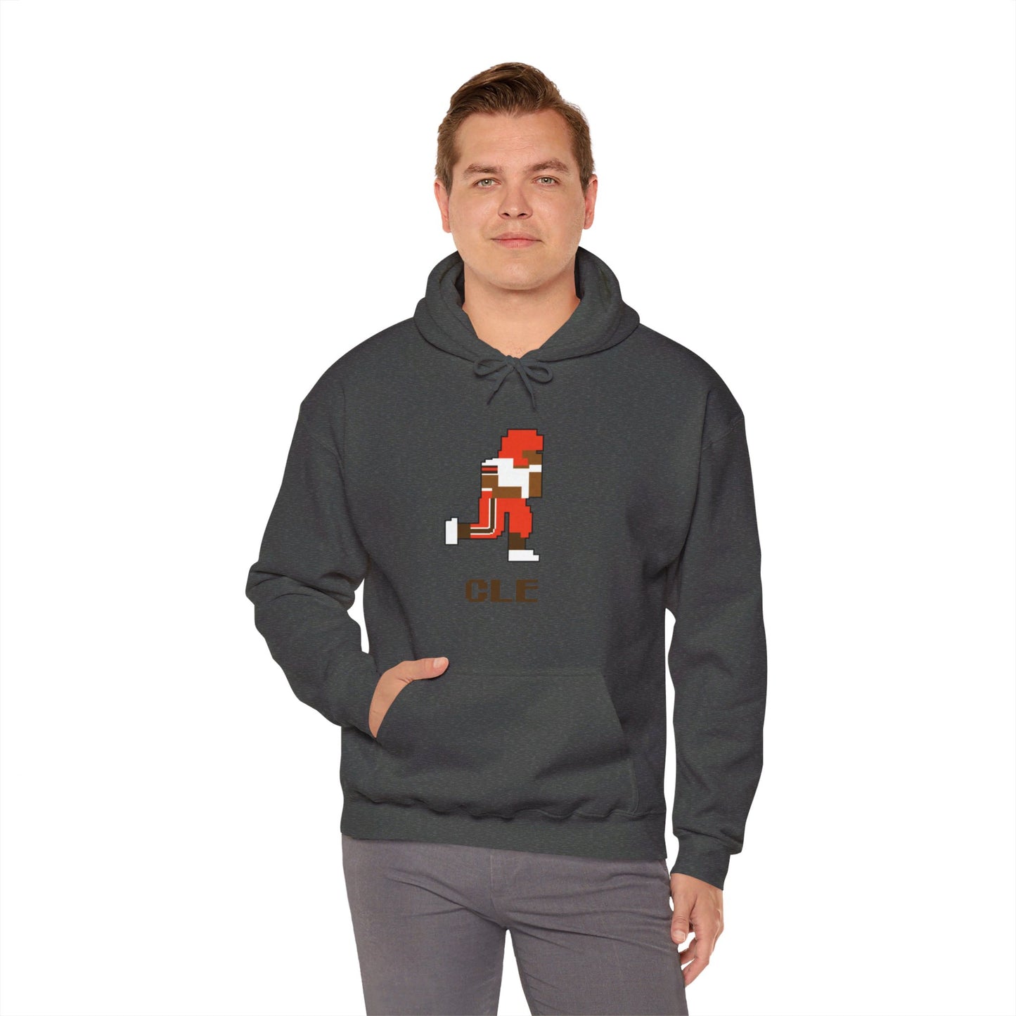 8-Bit Retro Cleveland Football Unisex Hoodie