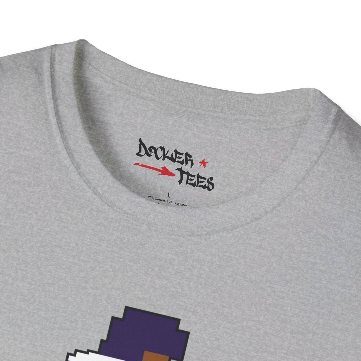 8-Bit Retro Baltimore Football Unisex Softstyle T-Shirt