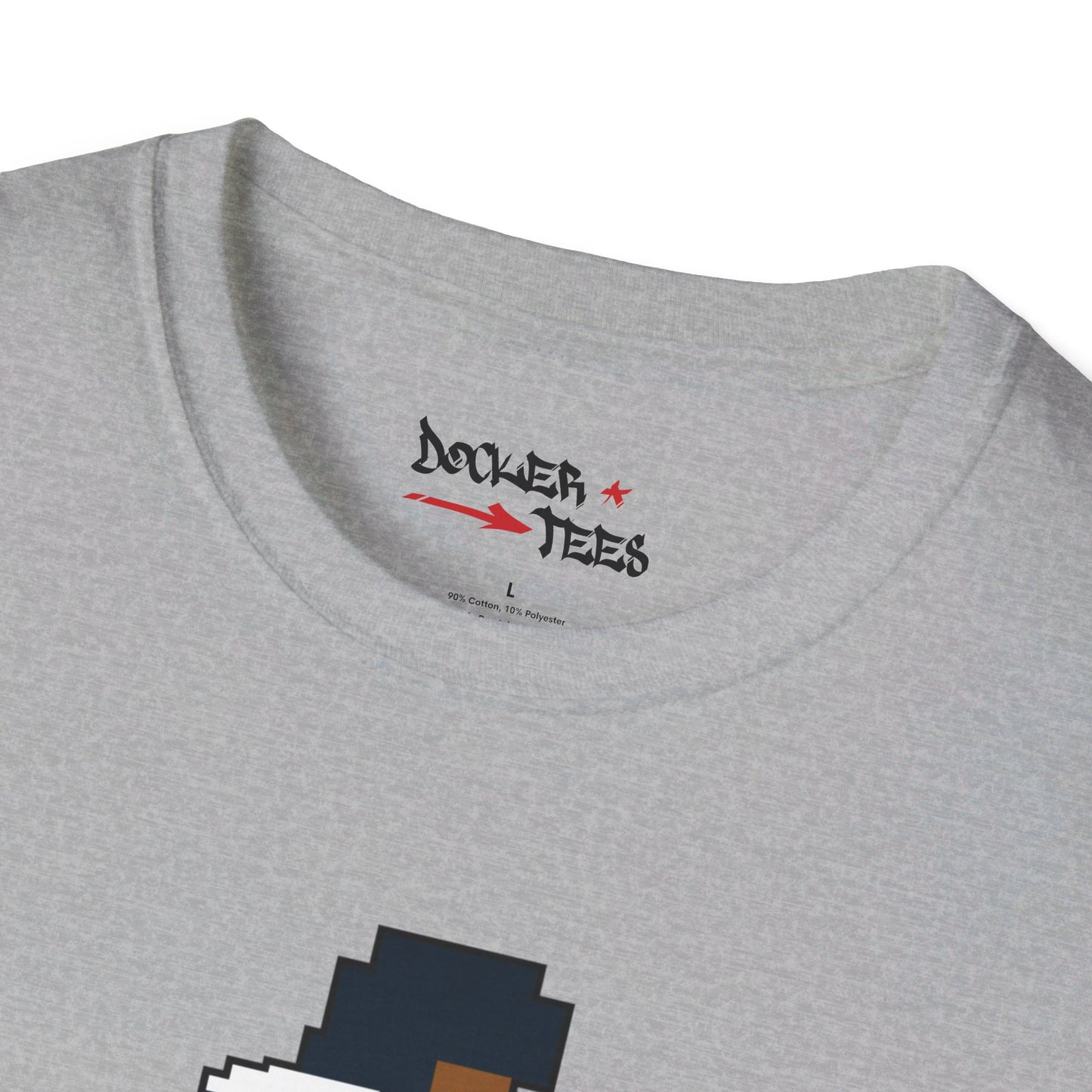 8-Bit Retro Houston Football Unisex Softstyle T-Shirt