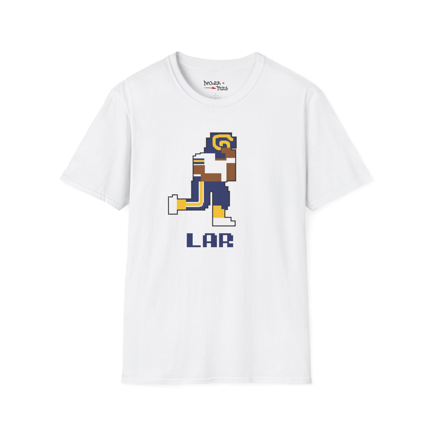 8-Bit Retro Los Angeles Rams Unisex Softstyle T-Shirt